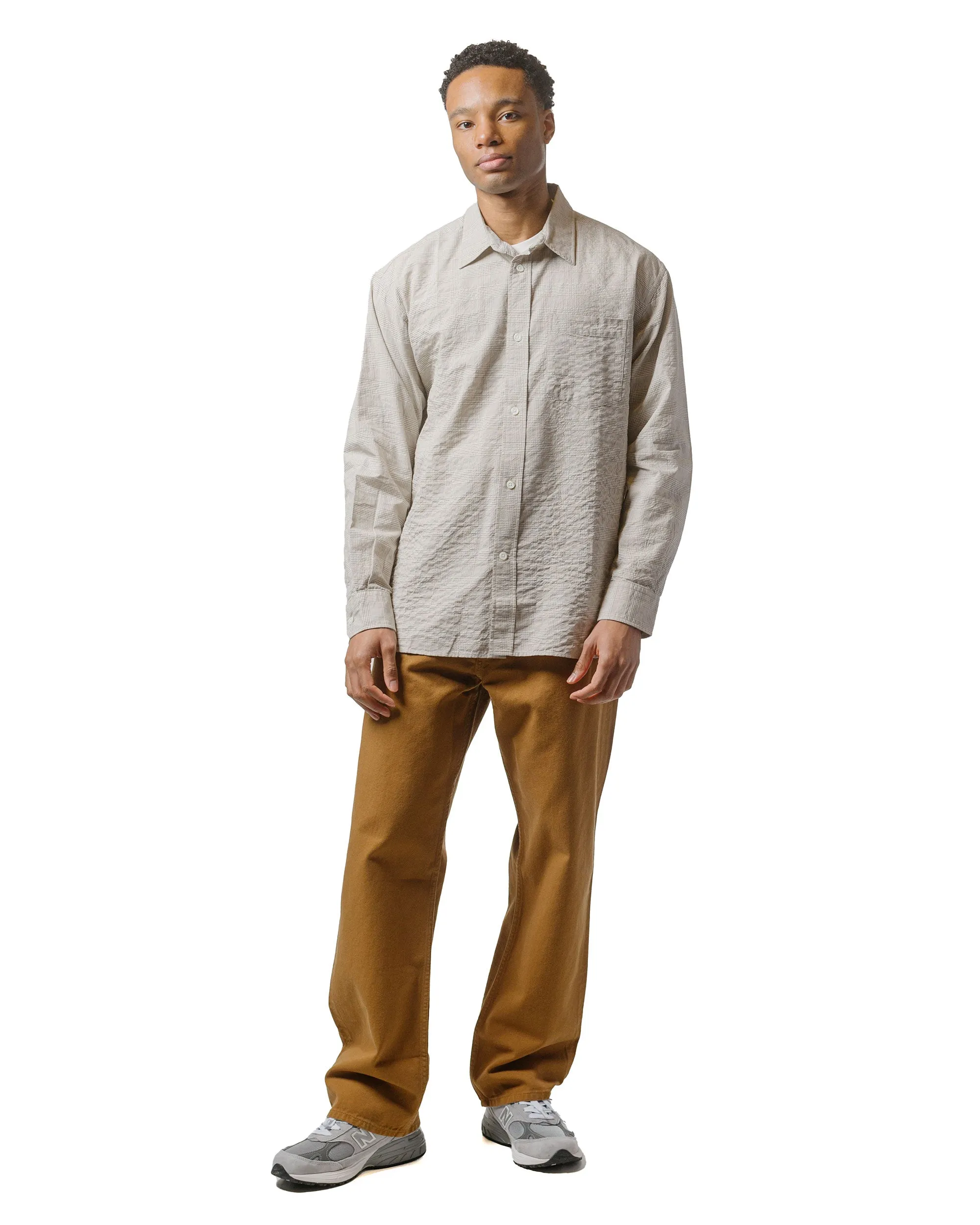 Norse Projects Ole Oversized Check Shirt Heathland Brown sold by Lost & Found product image thumbnail 4