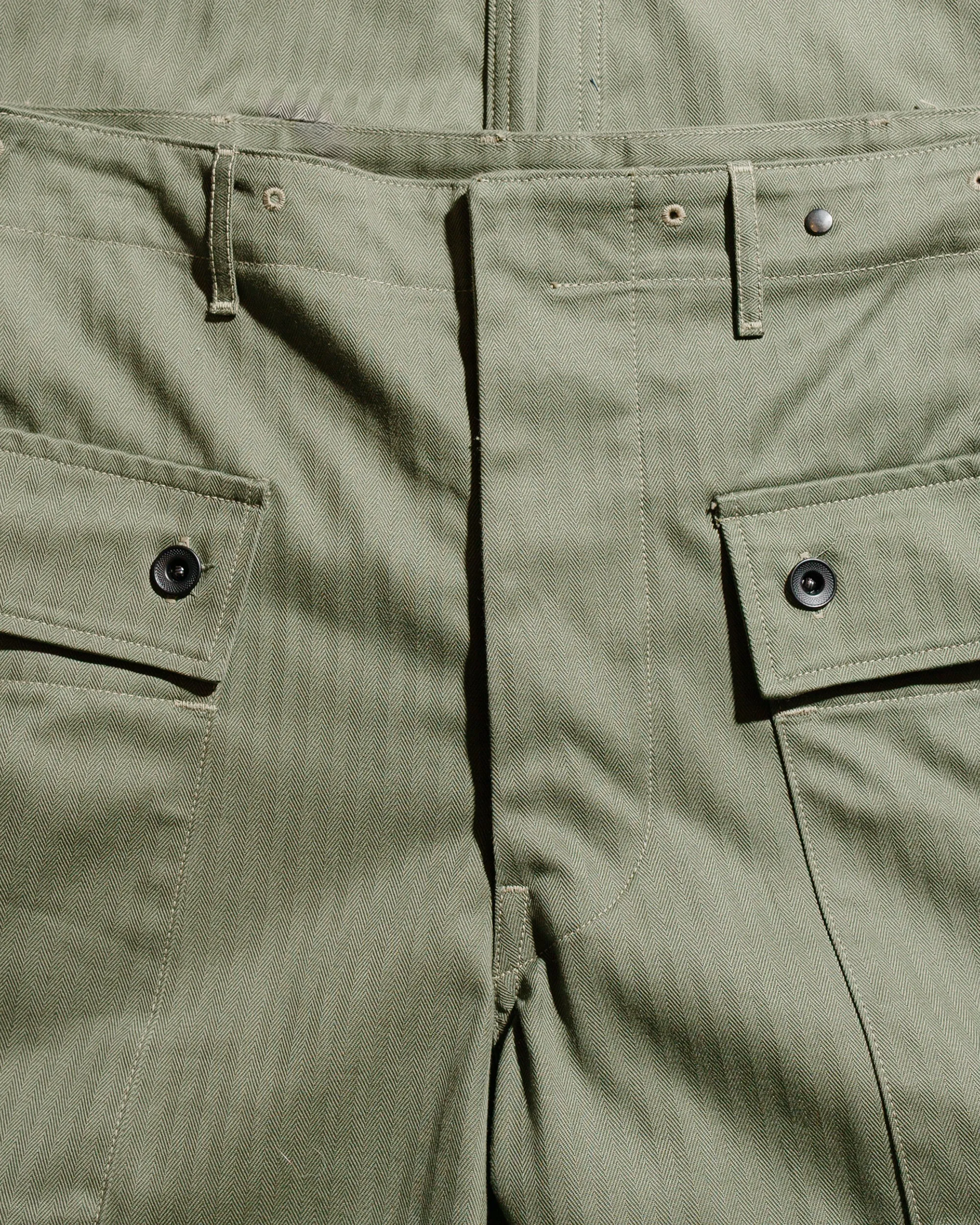 The Real McCoy's MP23006 P-44 Utility Trousers Sage Green sold by Lost & Found product image thumbnail 5