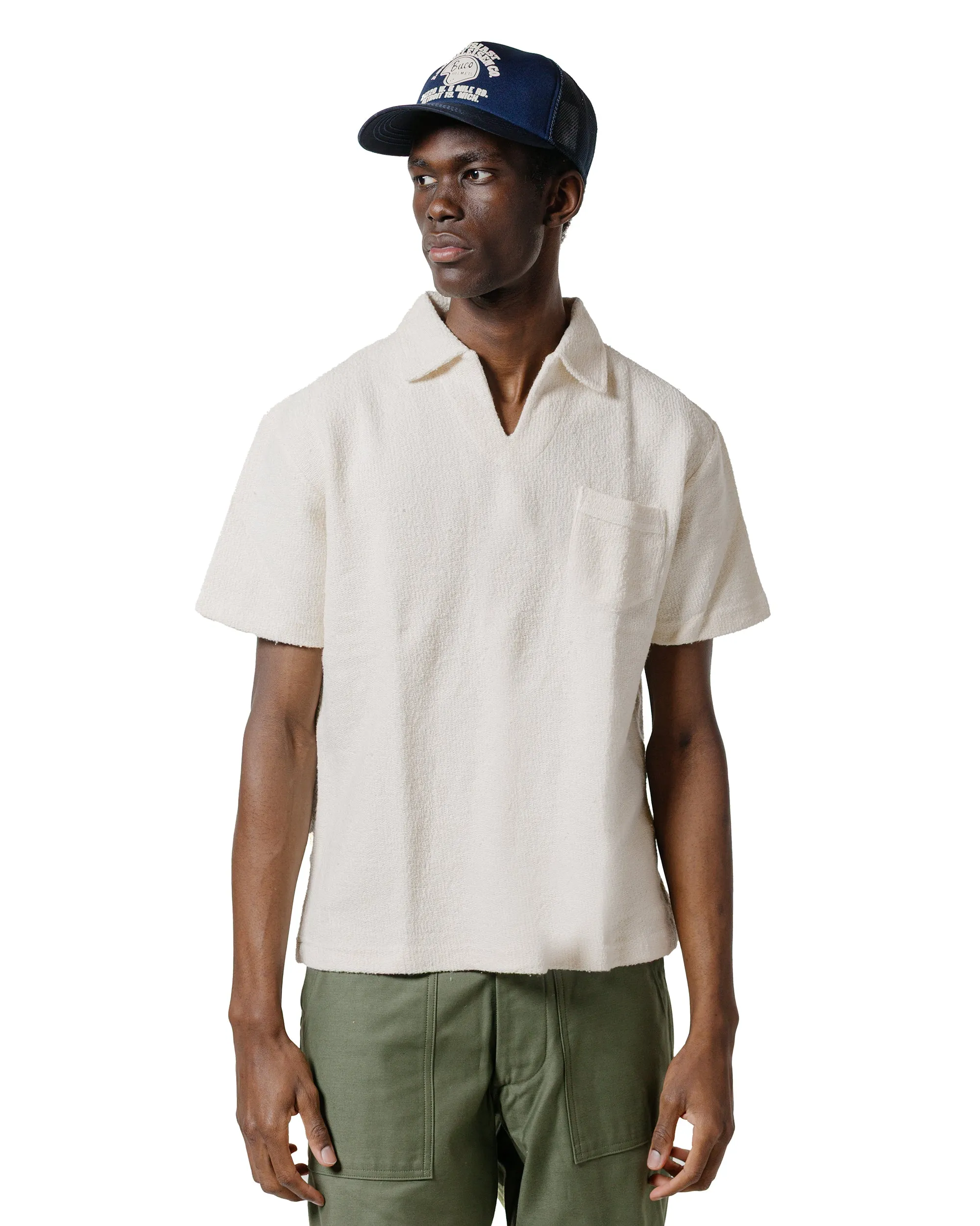 The Real McCoy's MC23017 Cotton Pile Skipper White sold by Lost & Found product image thumbnail 2
