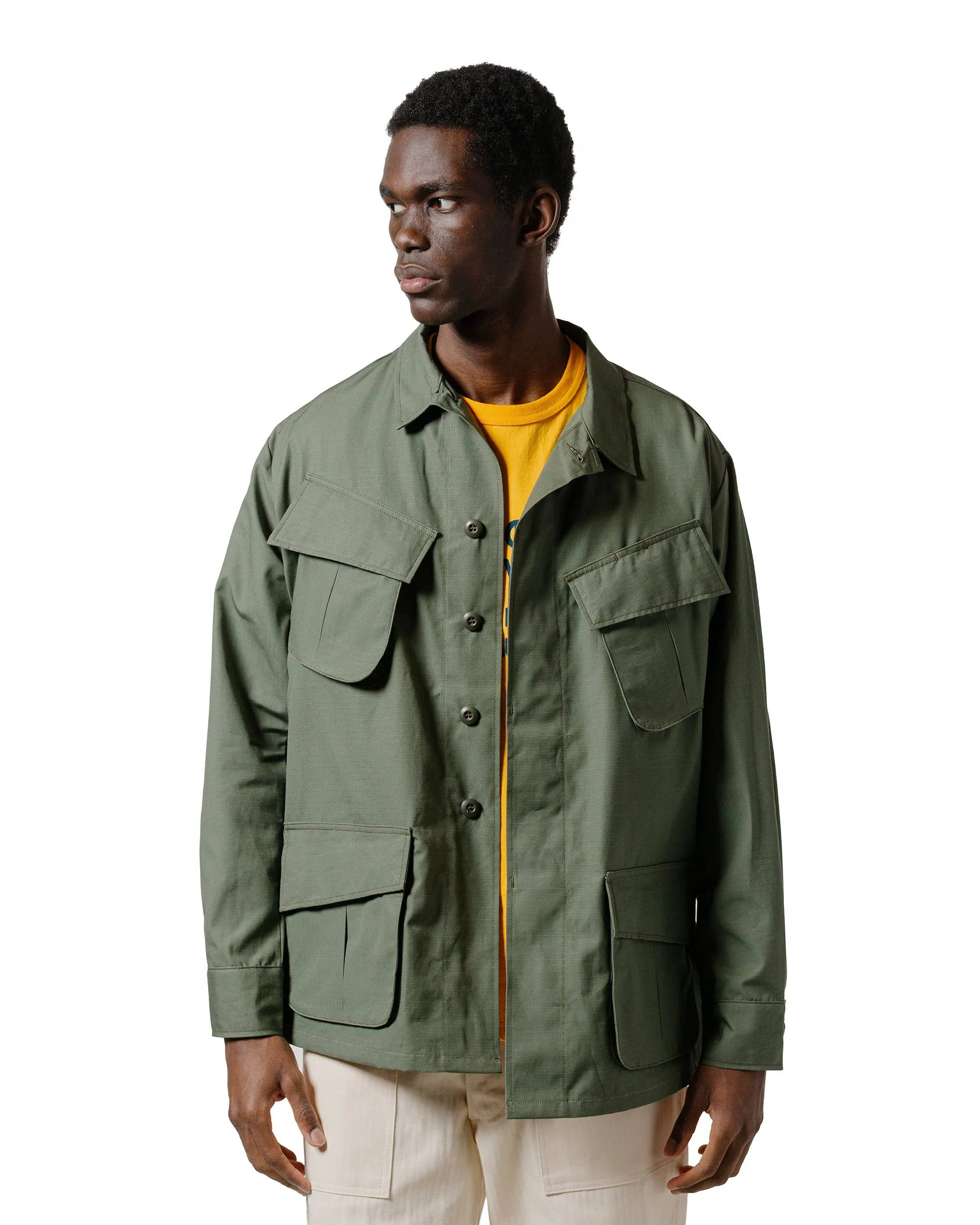 The Real McCoy's MJ25004 Coat, Man's, Cotton Rip-Stop Poplin Olive sold by Lost & Found product image thumbnail 2