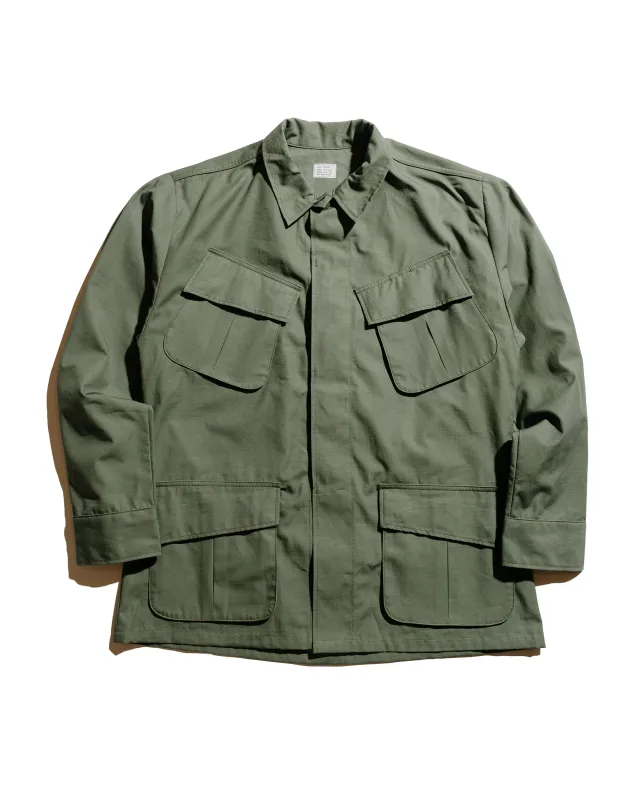 The Real McCoy's MJ25004 Coat, Man's, Cotton Rip-Stop Poplin Olive sold by Lost & Found