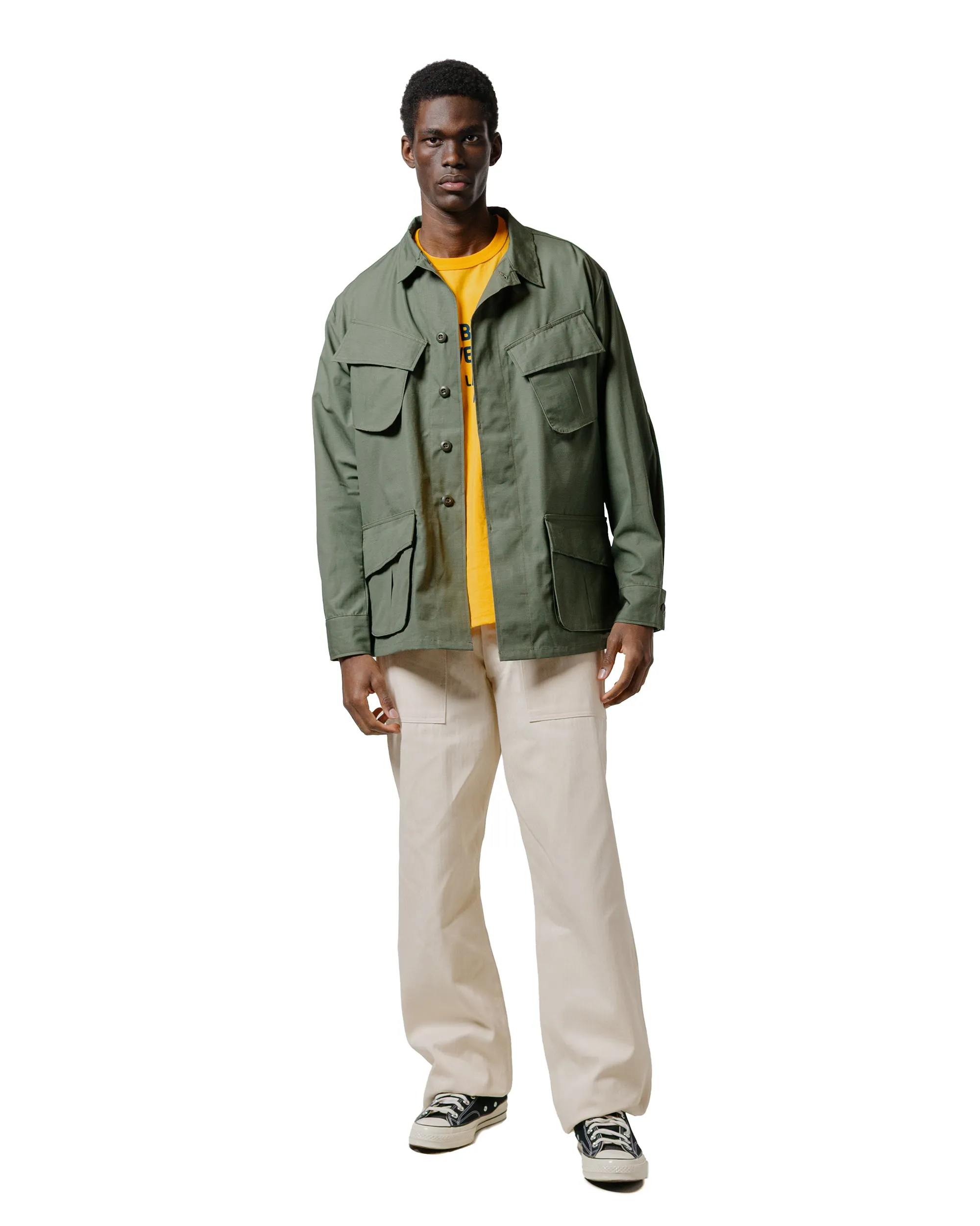 The Real McCoy's MJ25004 Coat, Man's, Cotton Rip-Stop Poplin Olive sold by Lost & Found product image thumbnail 4
