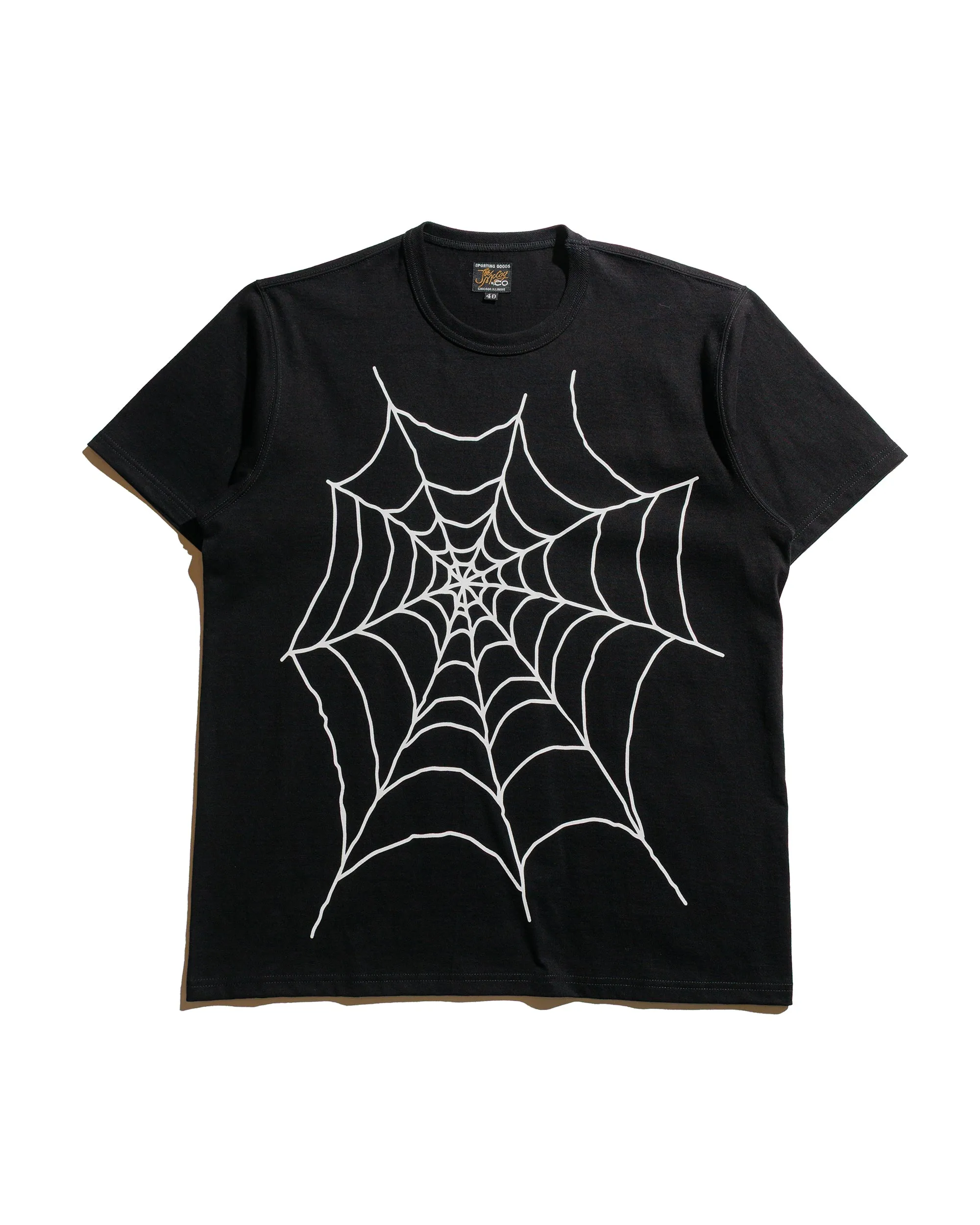 The Real McCoy's MC25018 Joe McCoy Tee / Spider Black sold by Lost & Found