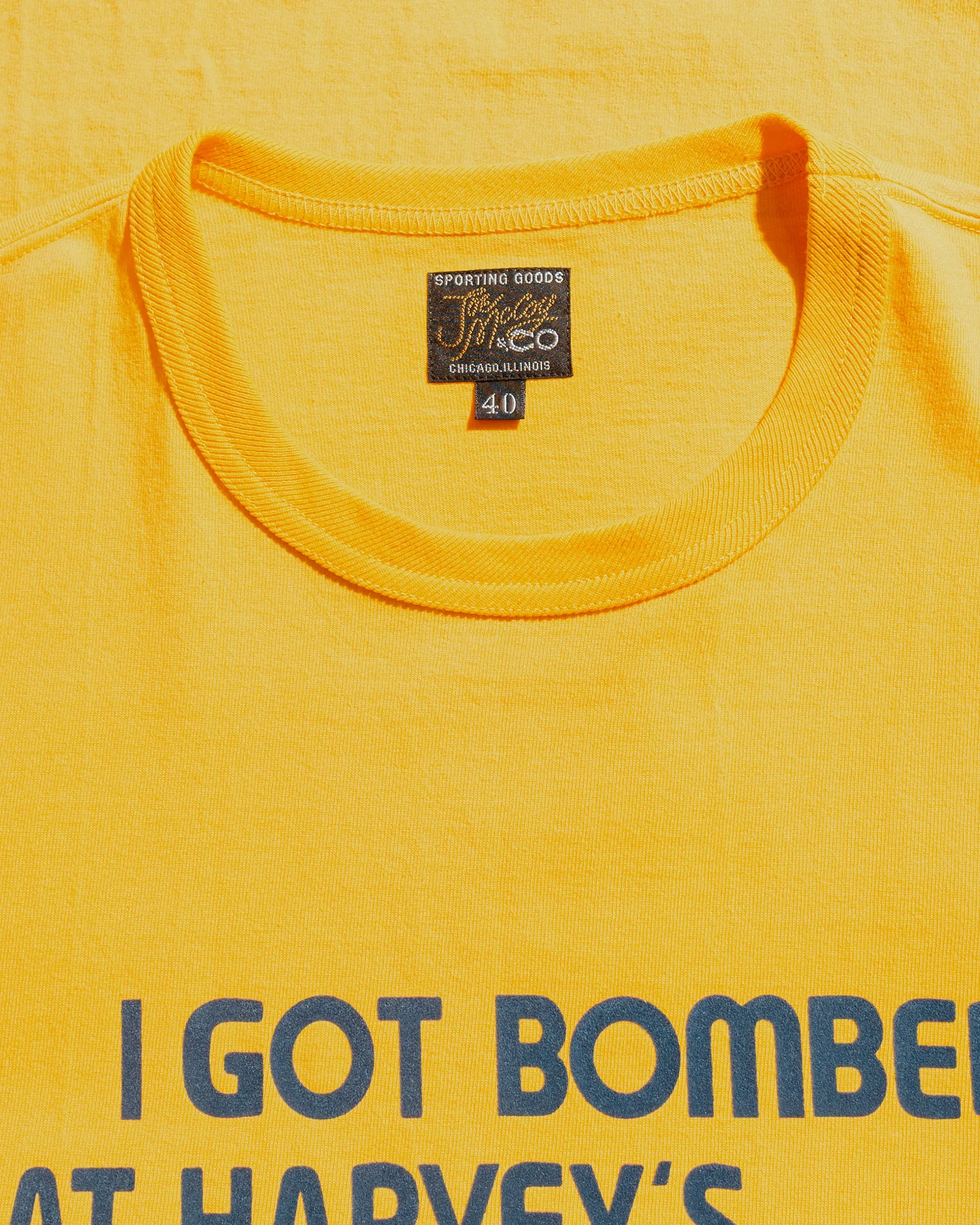 The Real McCoy's MC25024 Joe McCoy Tee / I Got Bombed Yellow sold by Lost & Found product image thumbnail 4