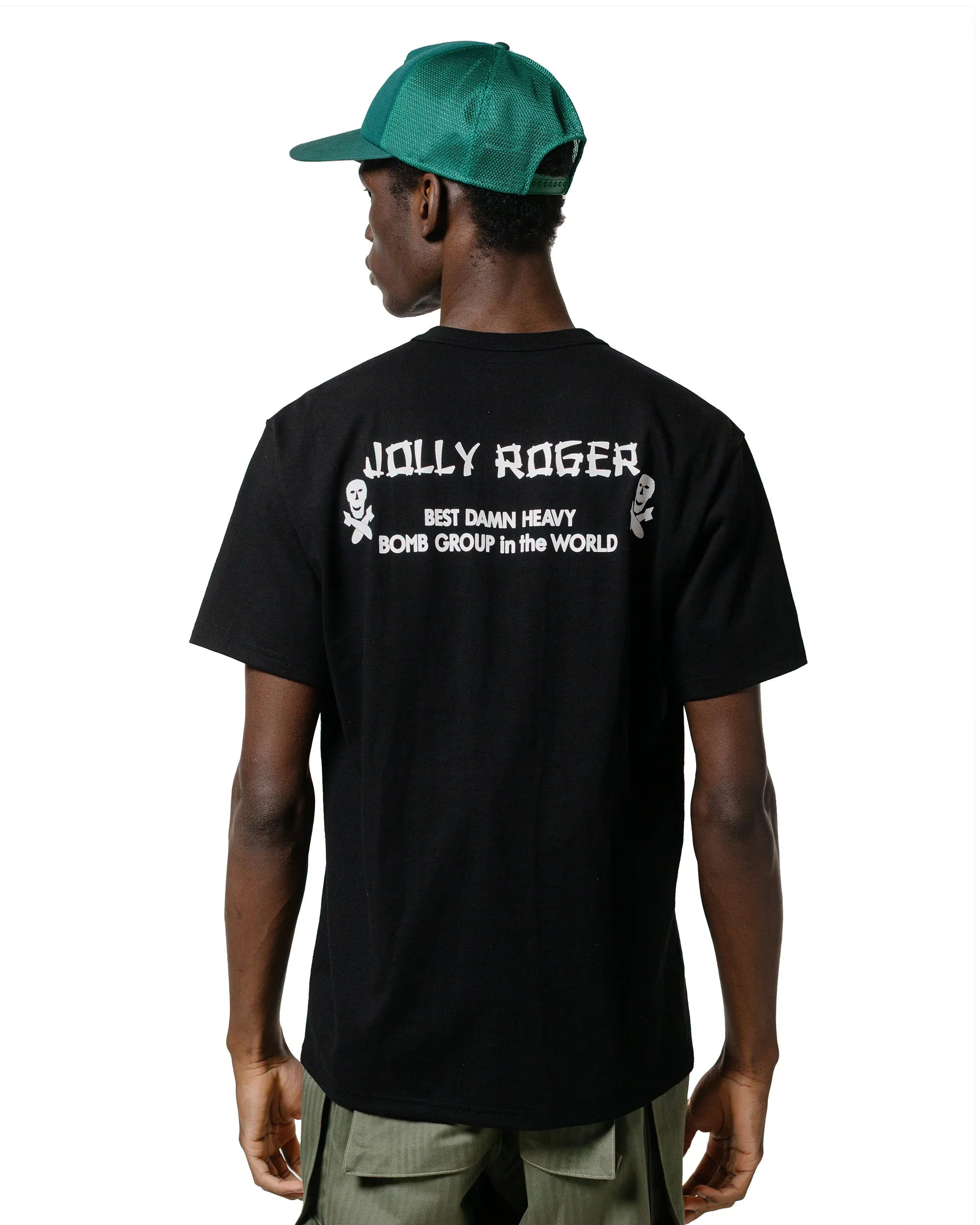 The Real McCoy's MC25004 Military Tee / Jolly Roger, Best Damn Group Black sold by Lost & Found product image thumbnail 3