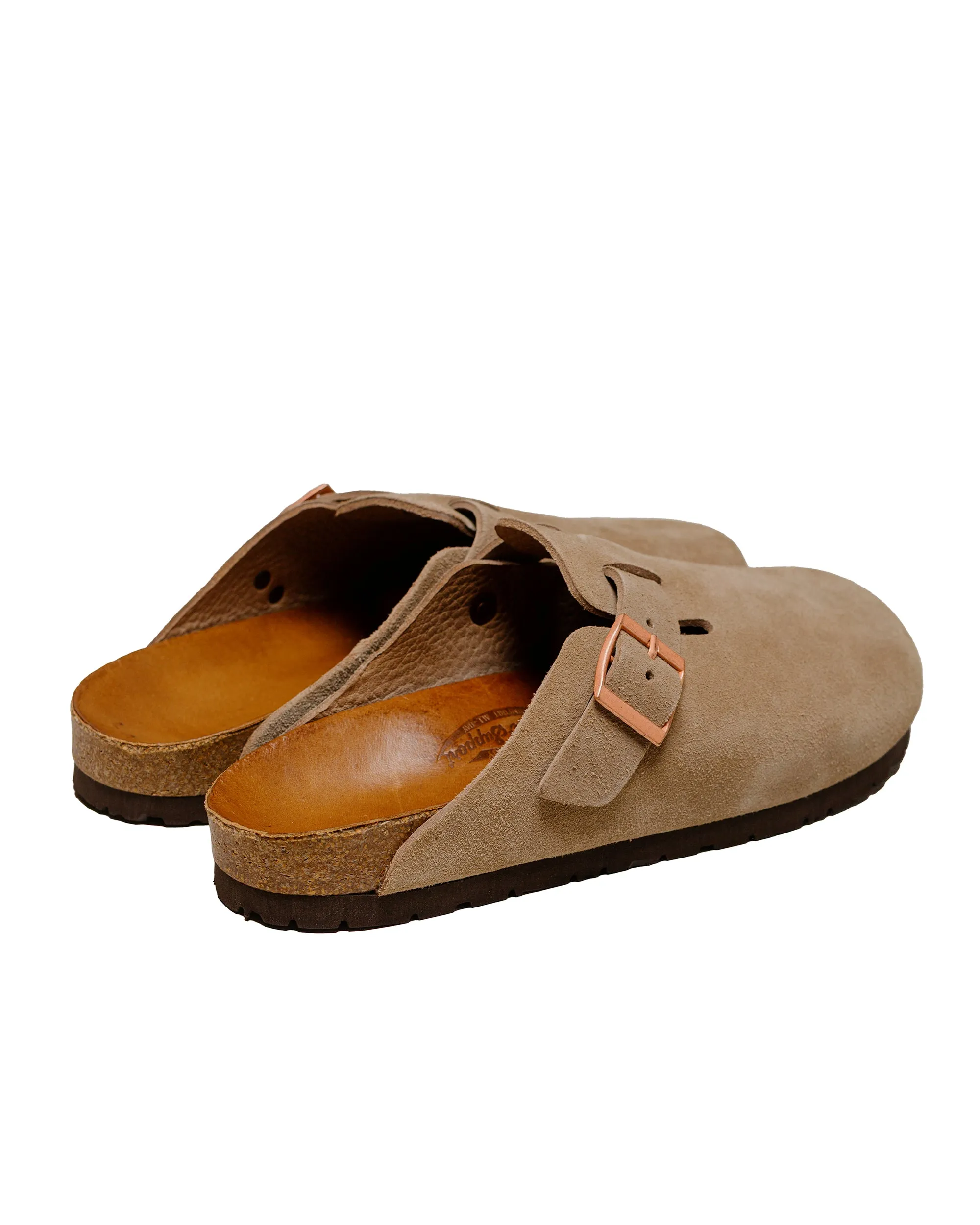 The Real McCoy's MA23012 Leather Foot-Support Clogs Taupe sold by Lost & Found product image thumbnail 3
