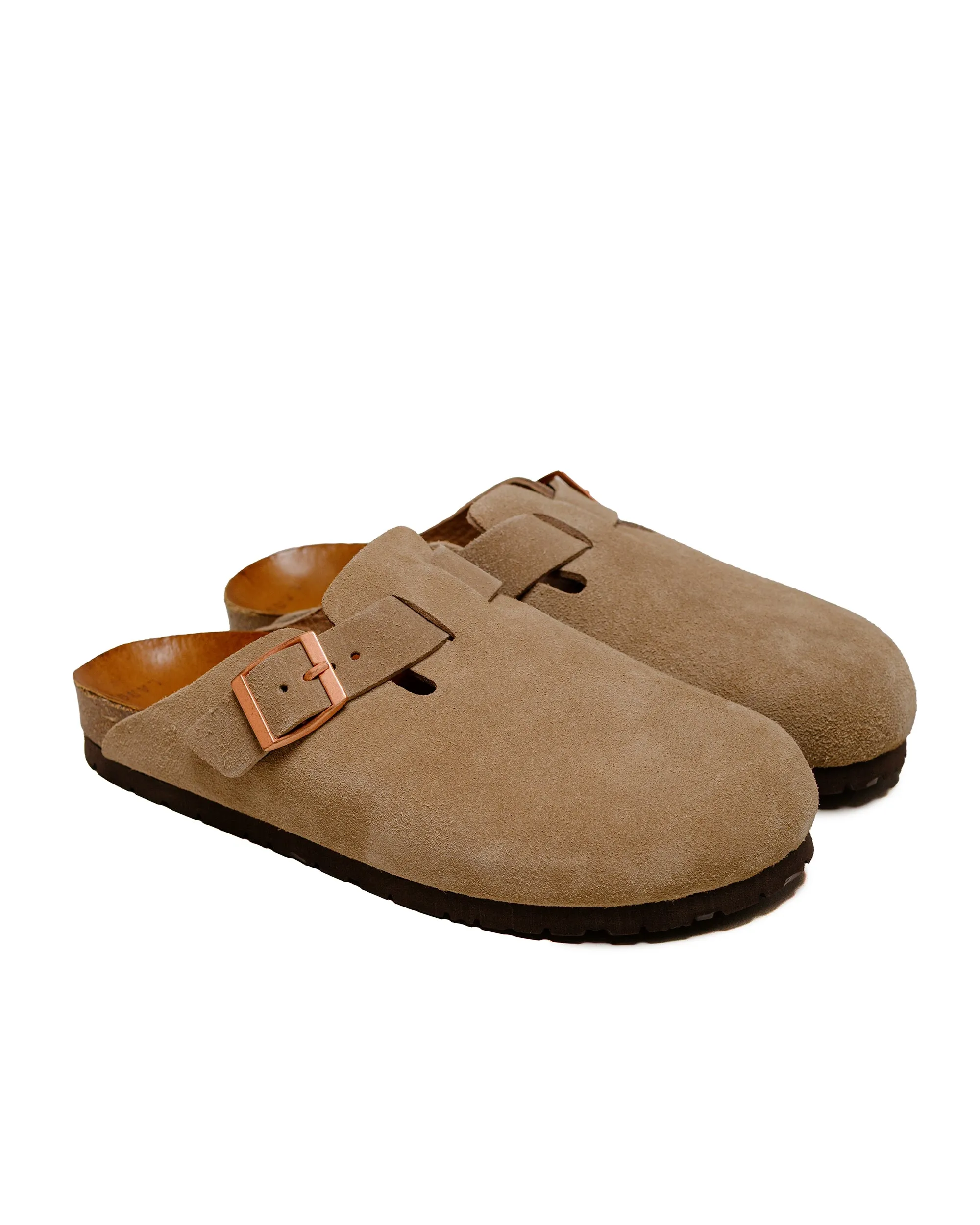 The Real McCoy's MA23012 Leather Foot-Support Clogs Taupe sold by Lost & Found product image thumbnail 2