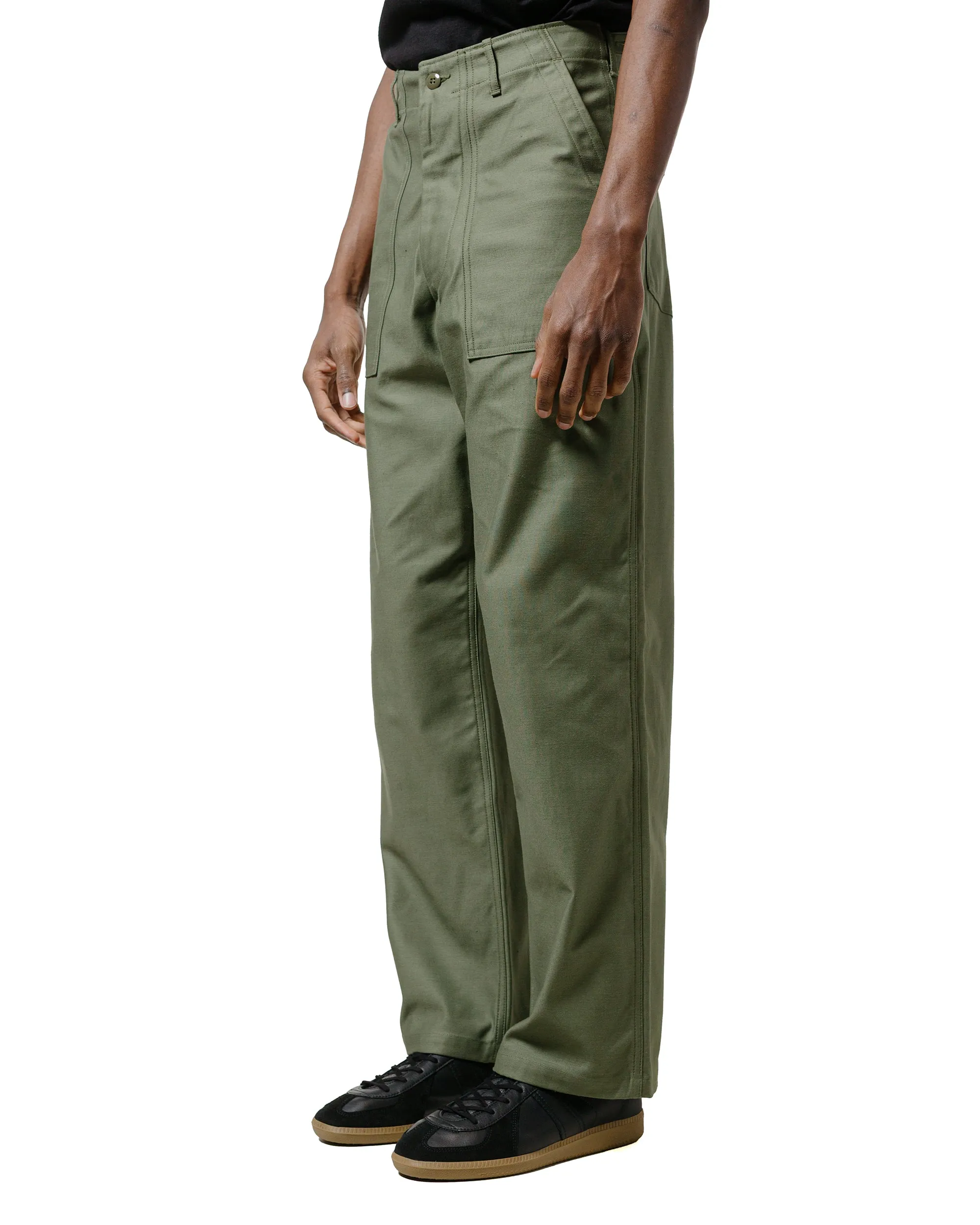 The Real McCoy's MP23003 Trousers, Men's, Cotton Sateen, OG-107 Olive sold by Lost & Found product image thumbnail 2