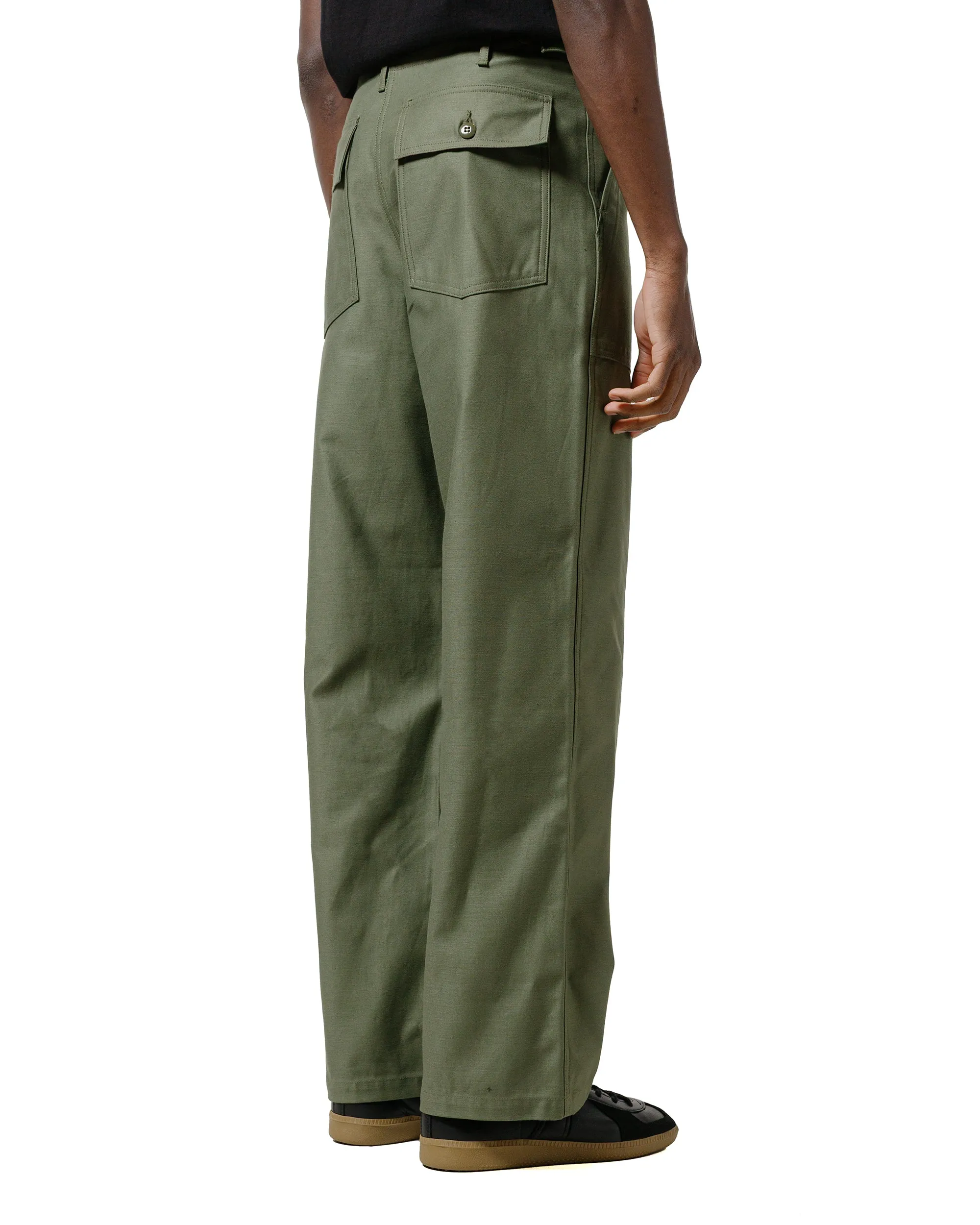 The Real McCoy's MP23003 Trousers, Men's, Cotton Sateen, OG-107 Olive sold by Lost & Found product image thumbnail 3