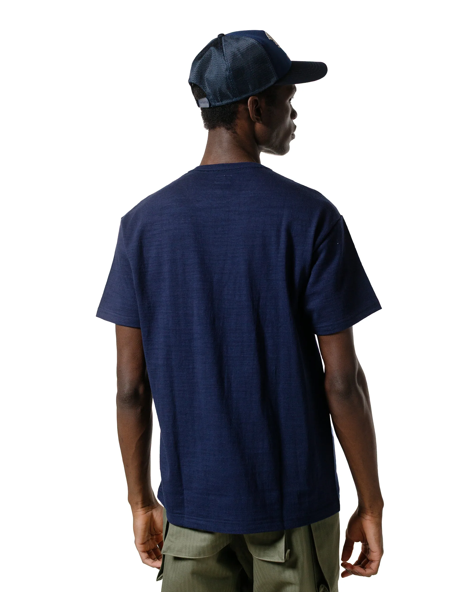 The Real McCoy's MC19010 Athletic T-Shirt / Loop-Wheel Navy sold by Lost & Found product image thumbnail 3
