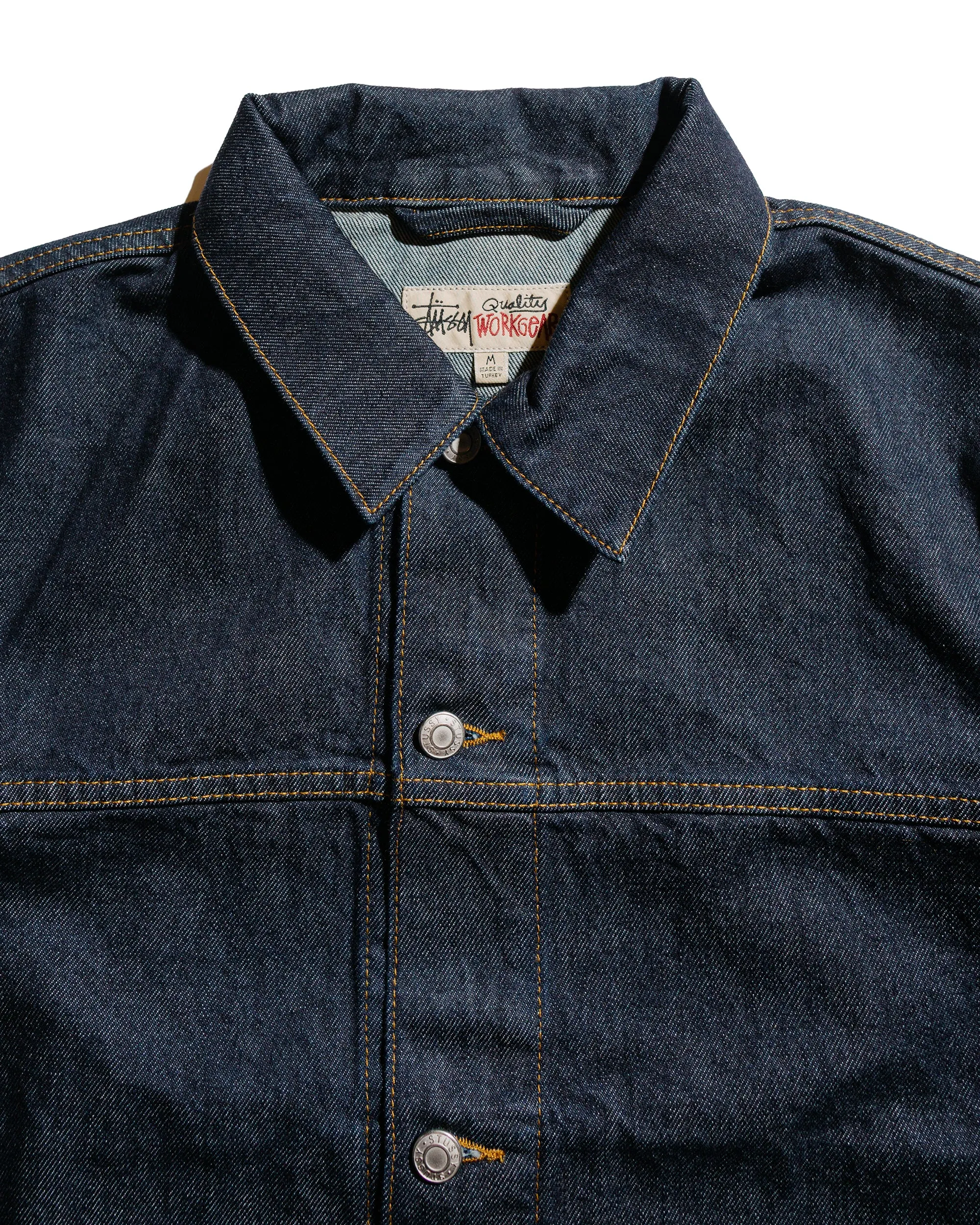 Stüssy Trucker Jacket Denim Rinsed Indigo sold by Lost & Found product image thumbnail 2