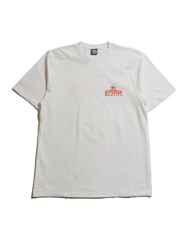 Stüssy Superior Quality Tee White sold by Lost & Found
