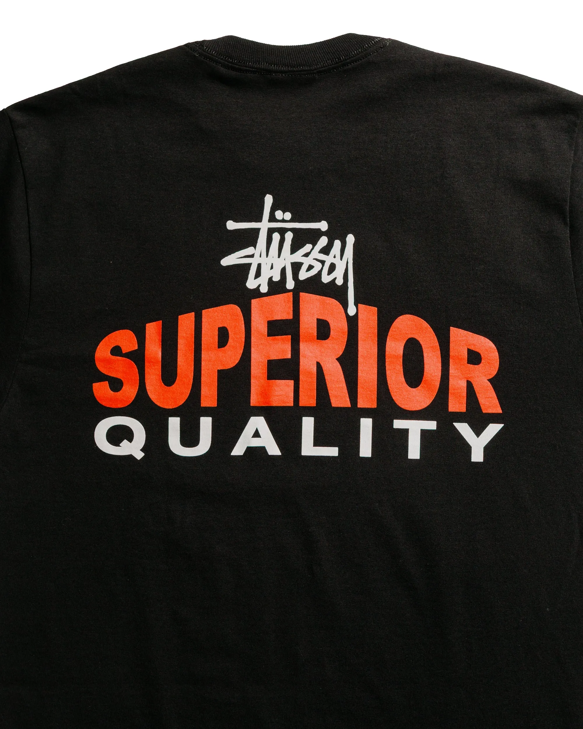 Stüssy Superior Quality Tee Black sold by Lost & Found product image thumbnail 2