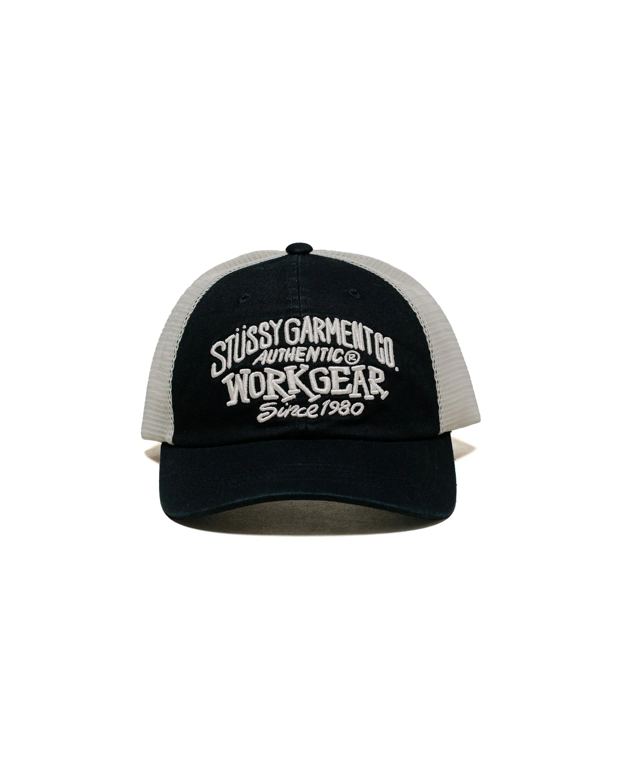 Stüssy Low Profile Workgear Strapback Cap Black sold by Lost & Found