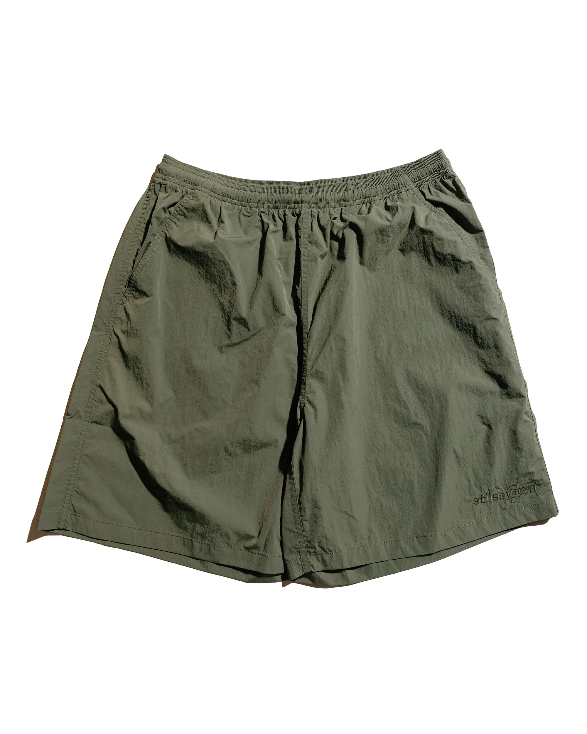 Stüssy Court Short Olive sold by Lost & Found