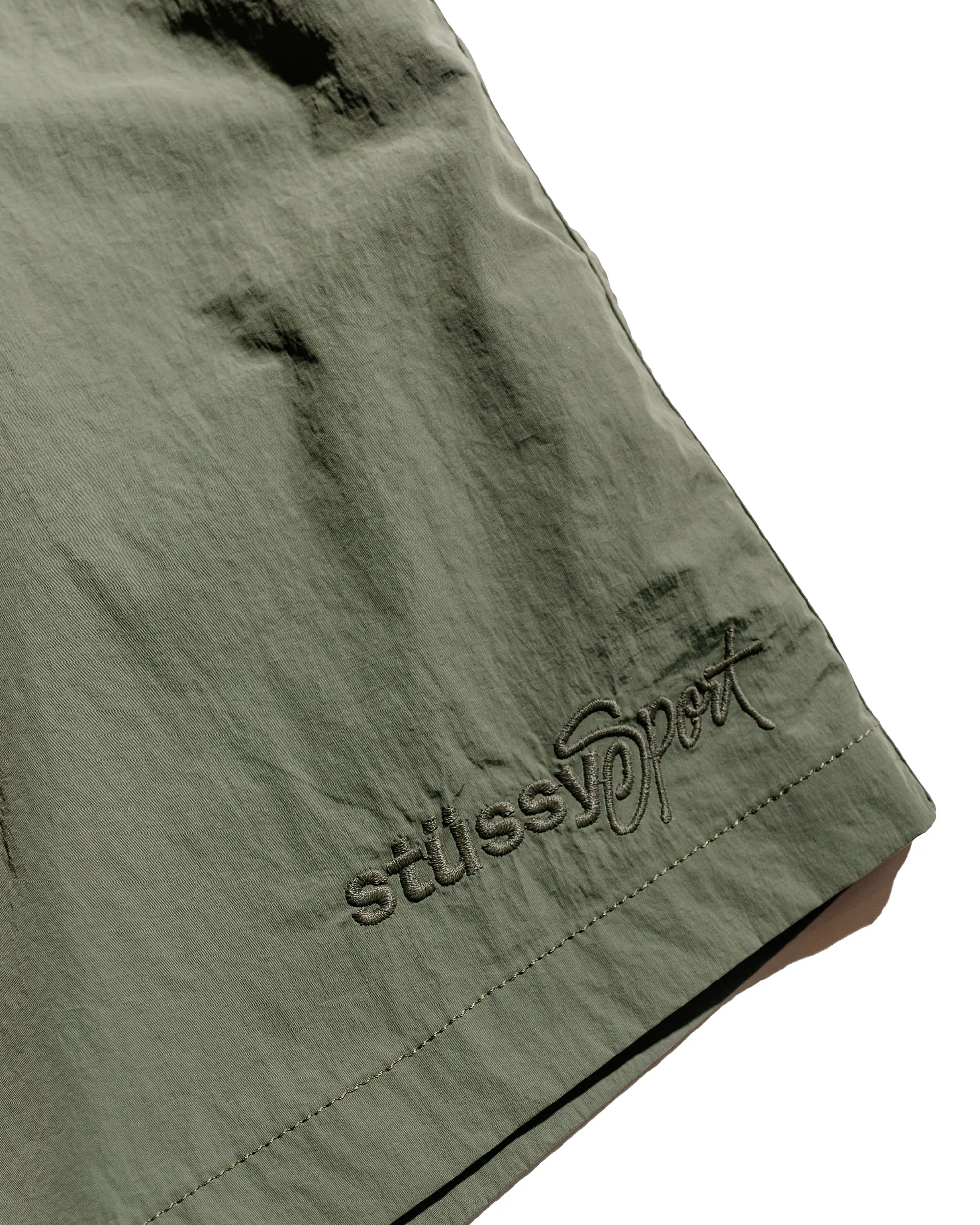 Stüssy Court Short Olive sold by Lost & Found product image thumbnail 2