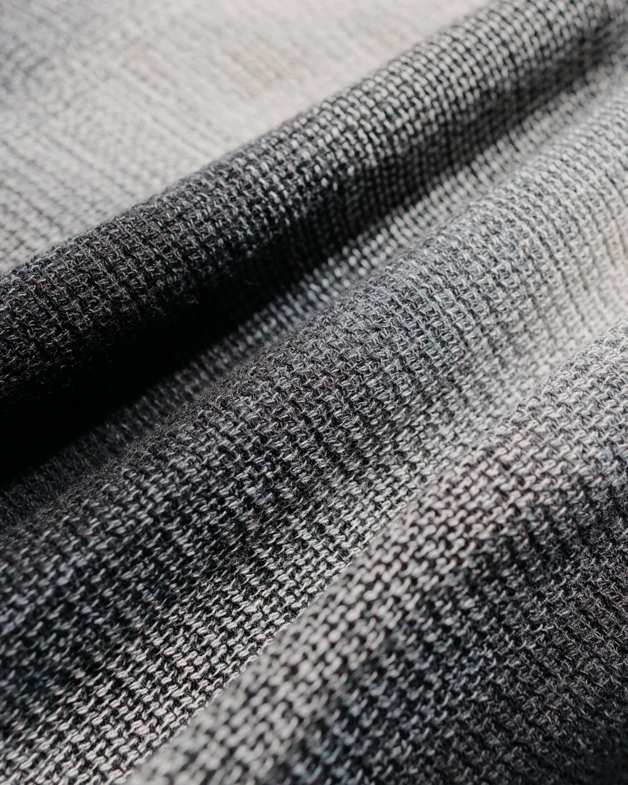 Stüssy Loose Weave Plaid Shirt Grey sold by Lost & Found product image thumbnail 3