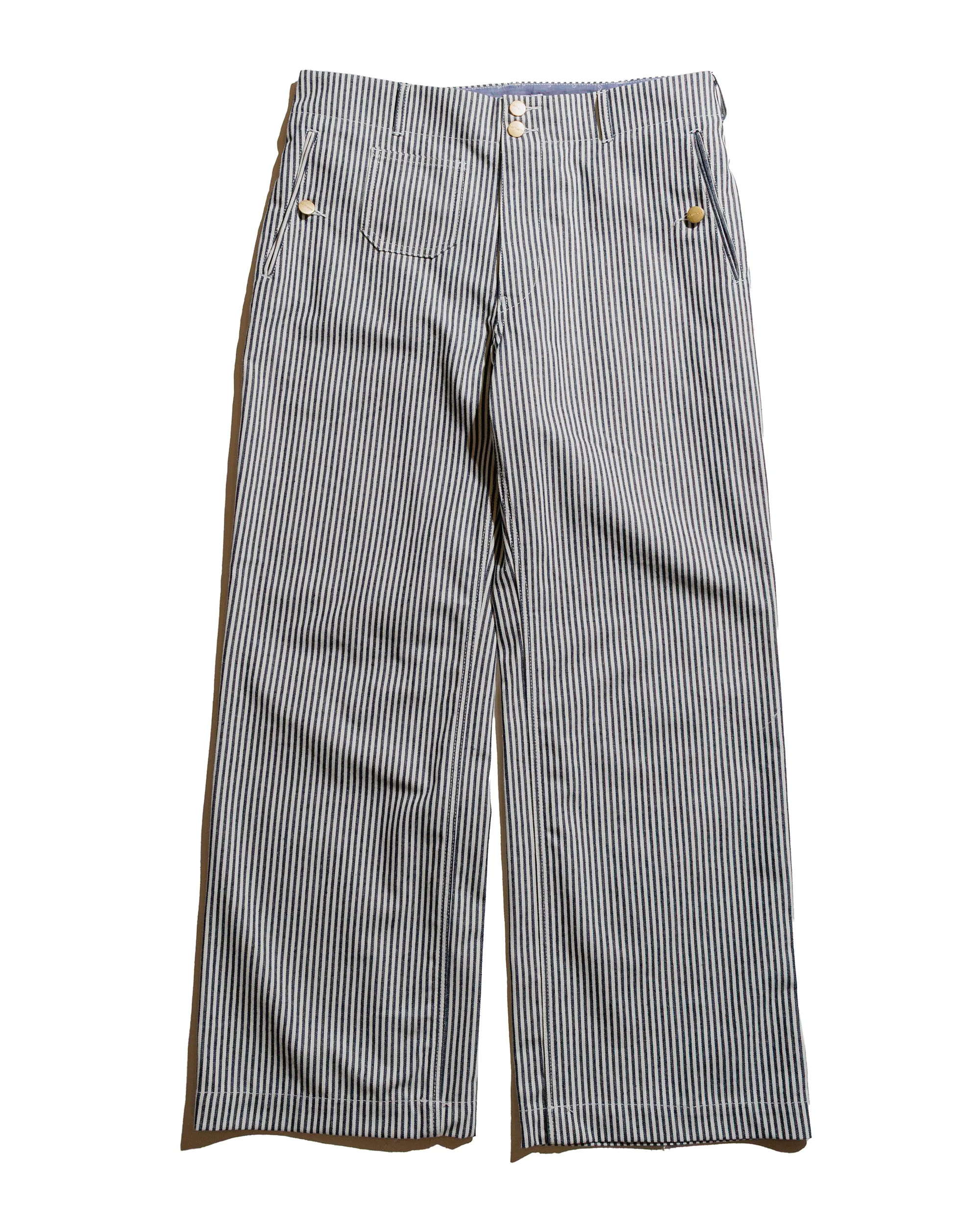 Junya Watanabe MAN Carhartt W.I.P. Striped Pant Indigo/White sold by Lost & Found