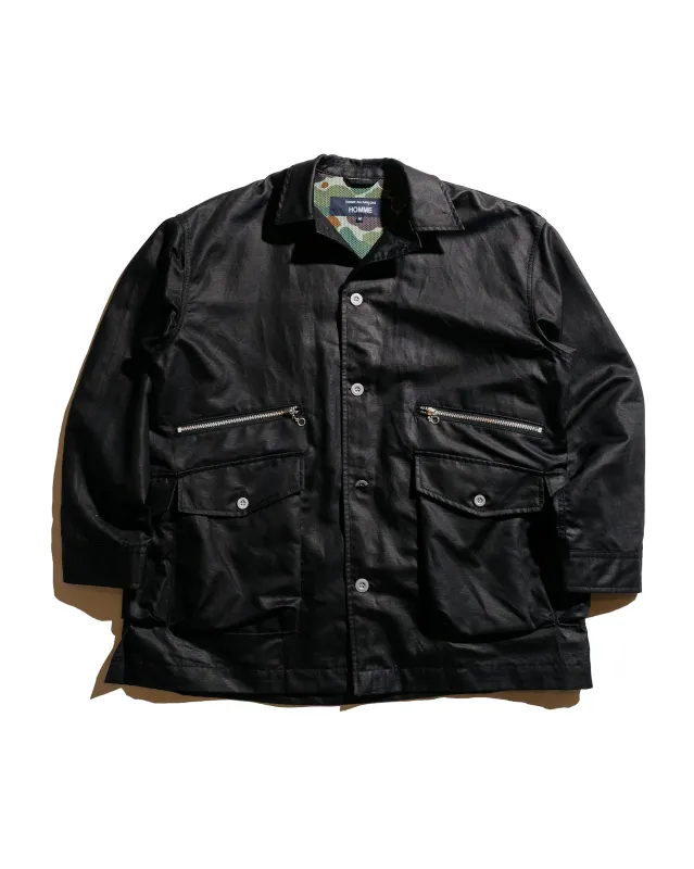 Comme des Garçons HOMME Multi Pocket Chore Jacket Black sold by Lost & Found