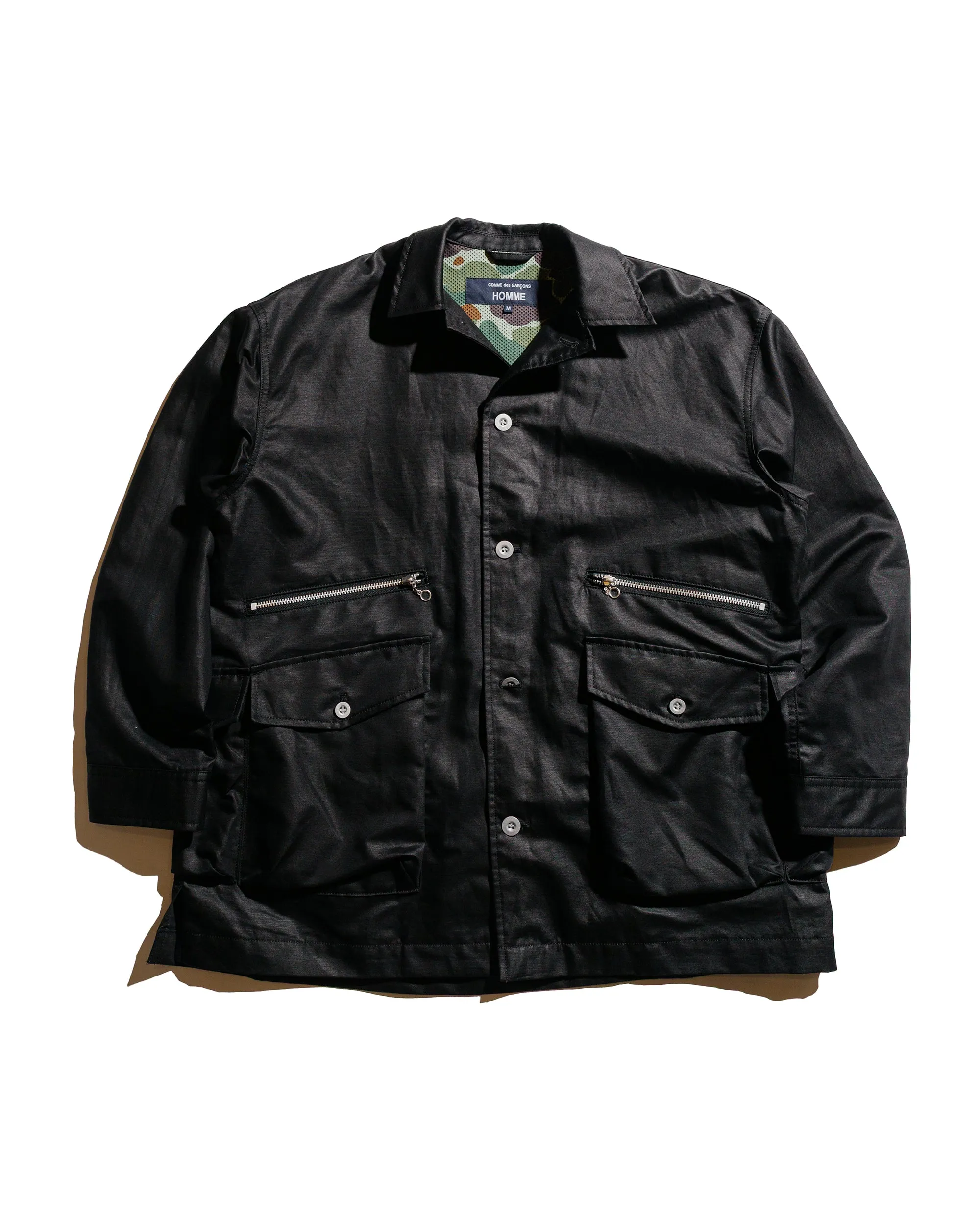 Comme des Garçons HOMME Multi Pocket Chore Jacket Black sold by Lost & Found