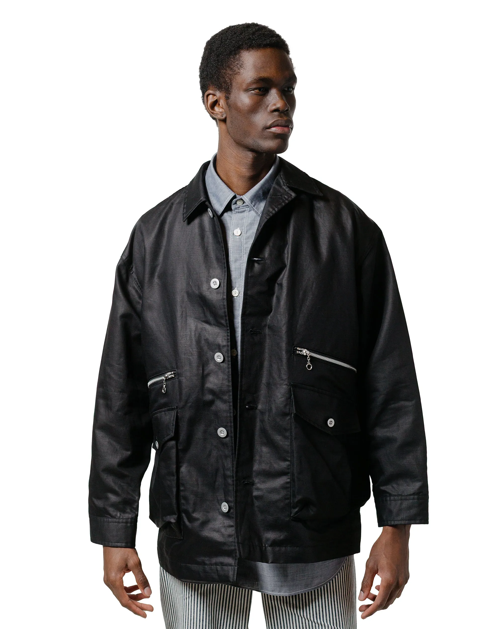 Comme des Garçons HOMME Multi Pocket Chore Jacket Black sold by Lost & Found product image thumbnail 2