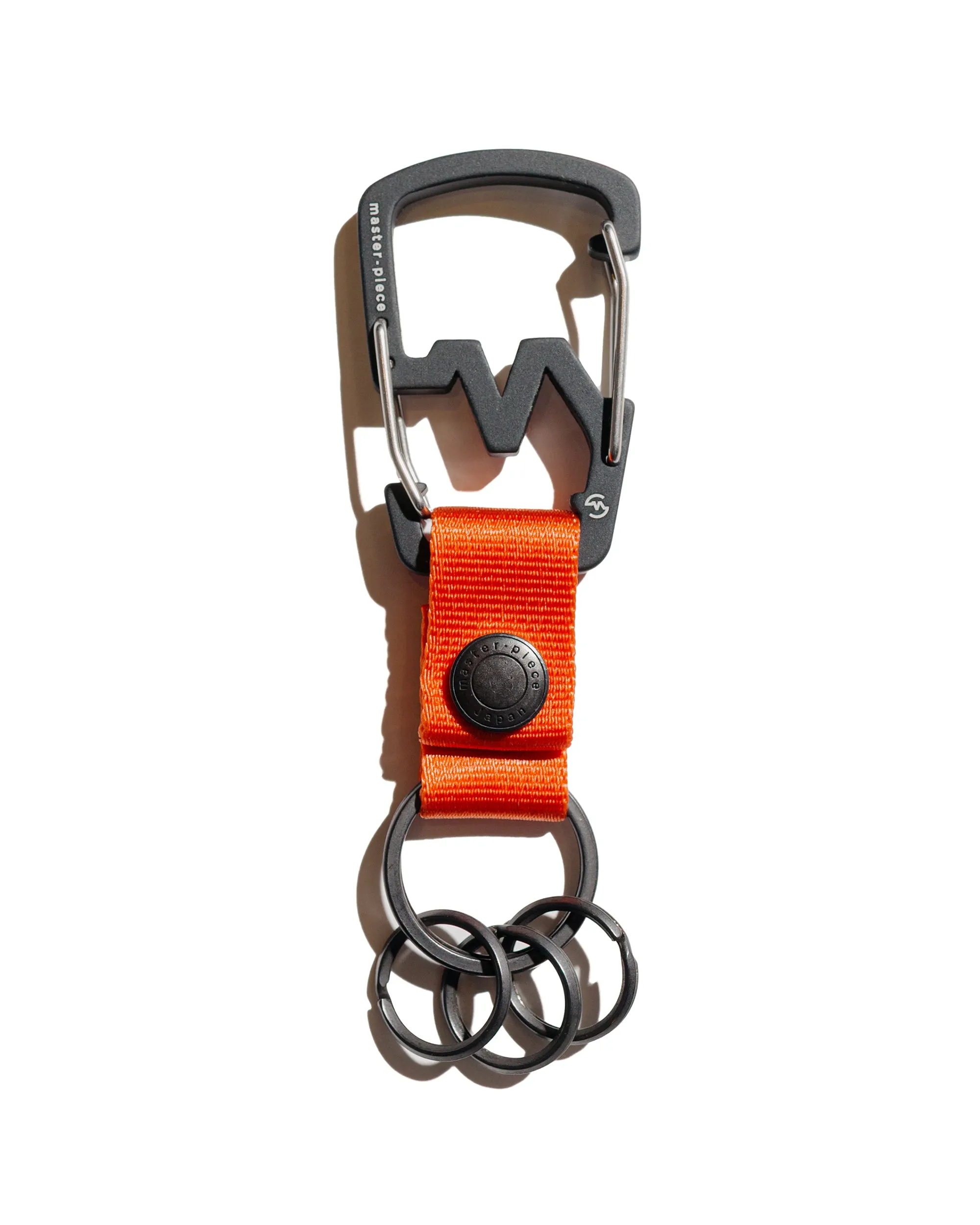 master-piece M-Carabiner Key Ring Key Chain Orange sold by Lost & Found