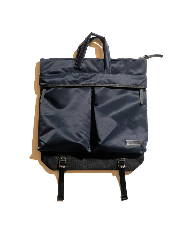 master-piece Lightning Helmet Bag Navy sold by Lost & Found