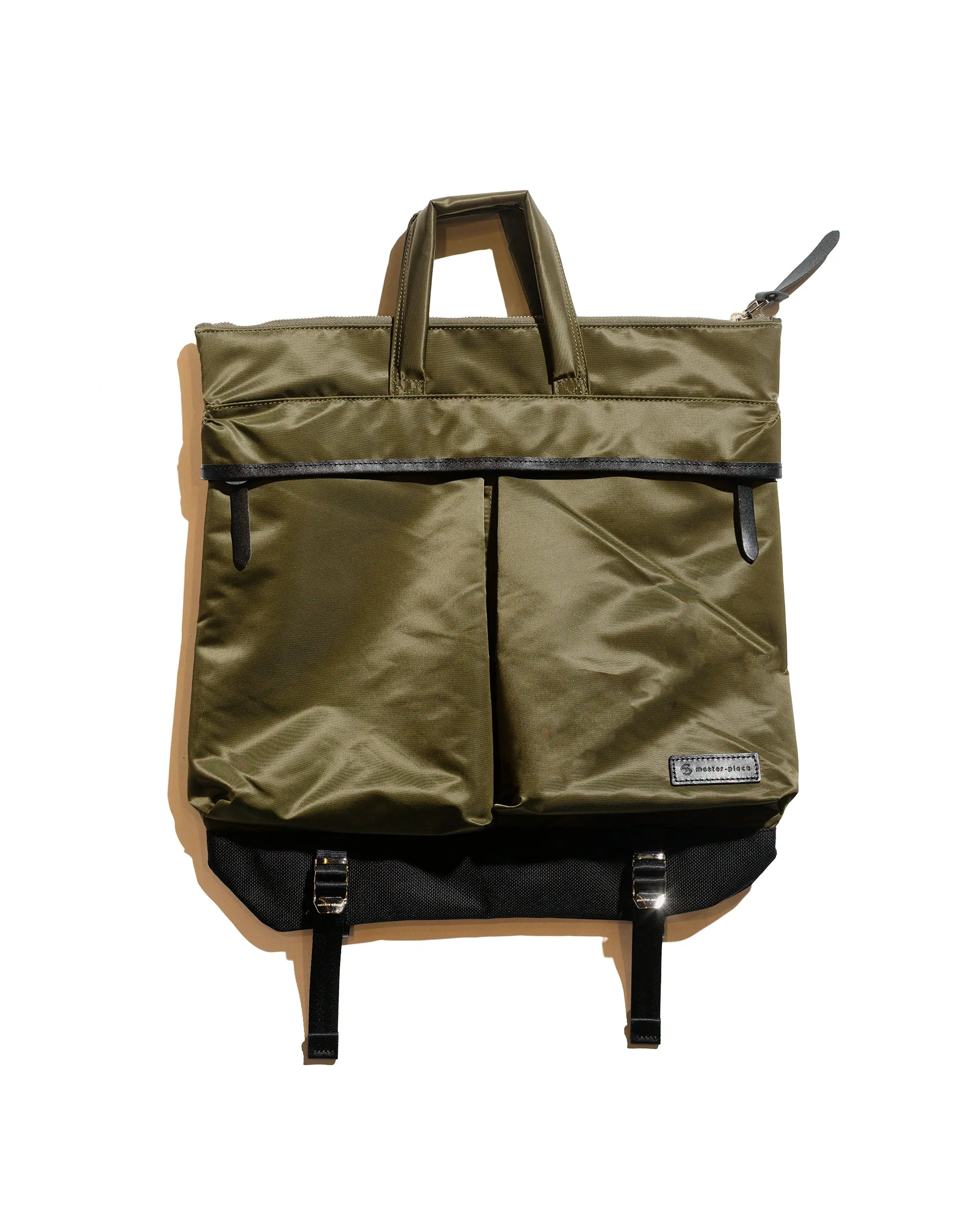 master-piece Lightning Helmet Bag Khaki sold by Lost & Found
