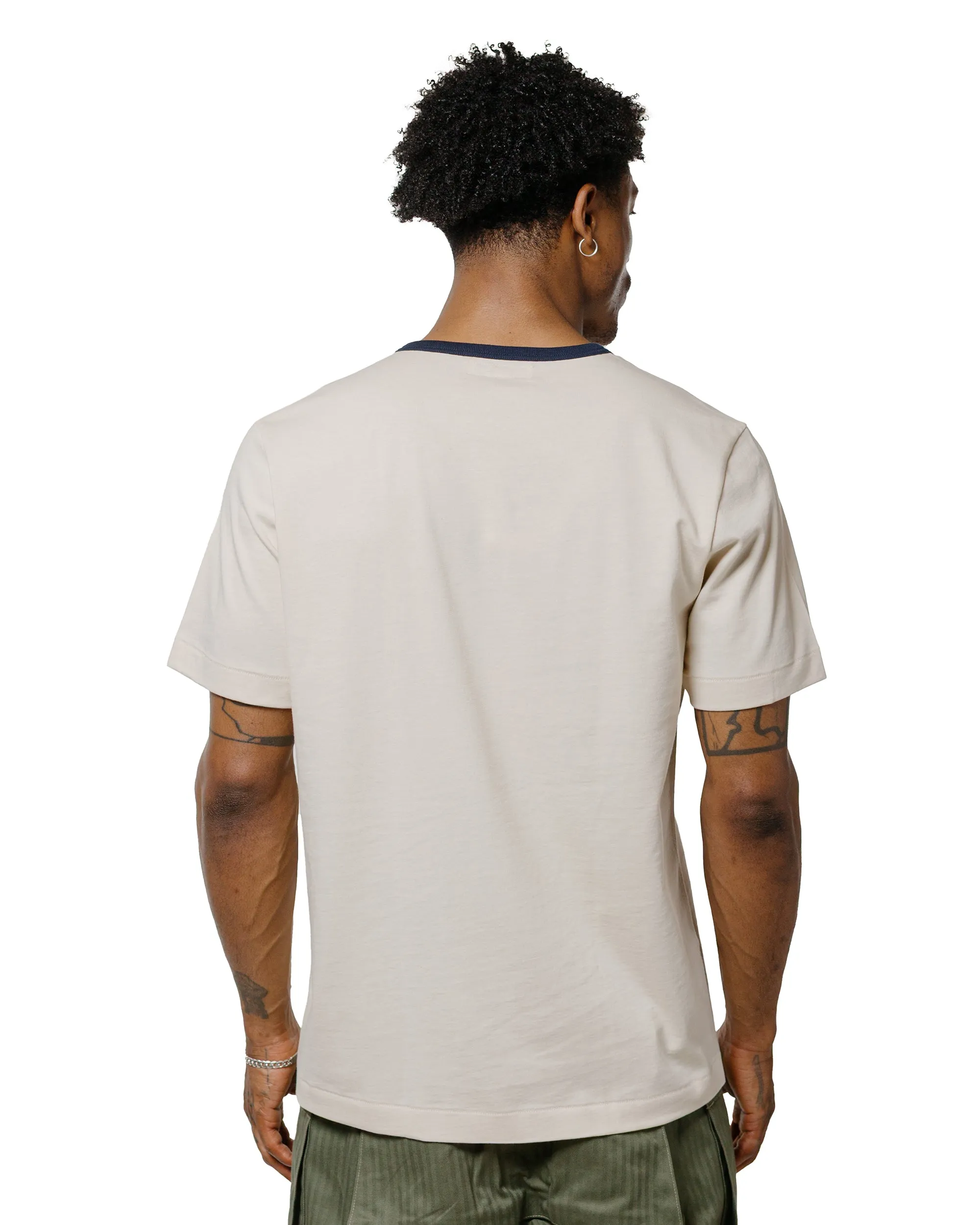 Merz B. Schwanen 2M15B Sturdy Jersey T-Shirt Nature/Ink sold by Lost & Found product image thumbnail 3