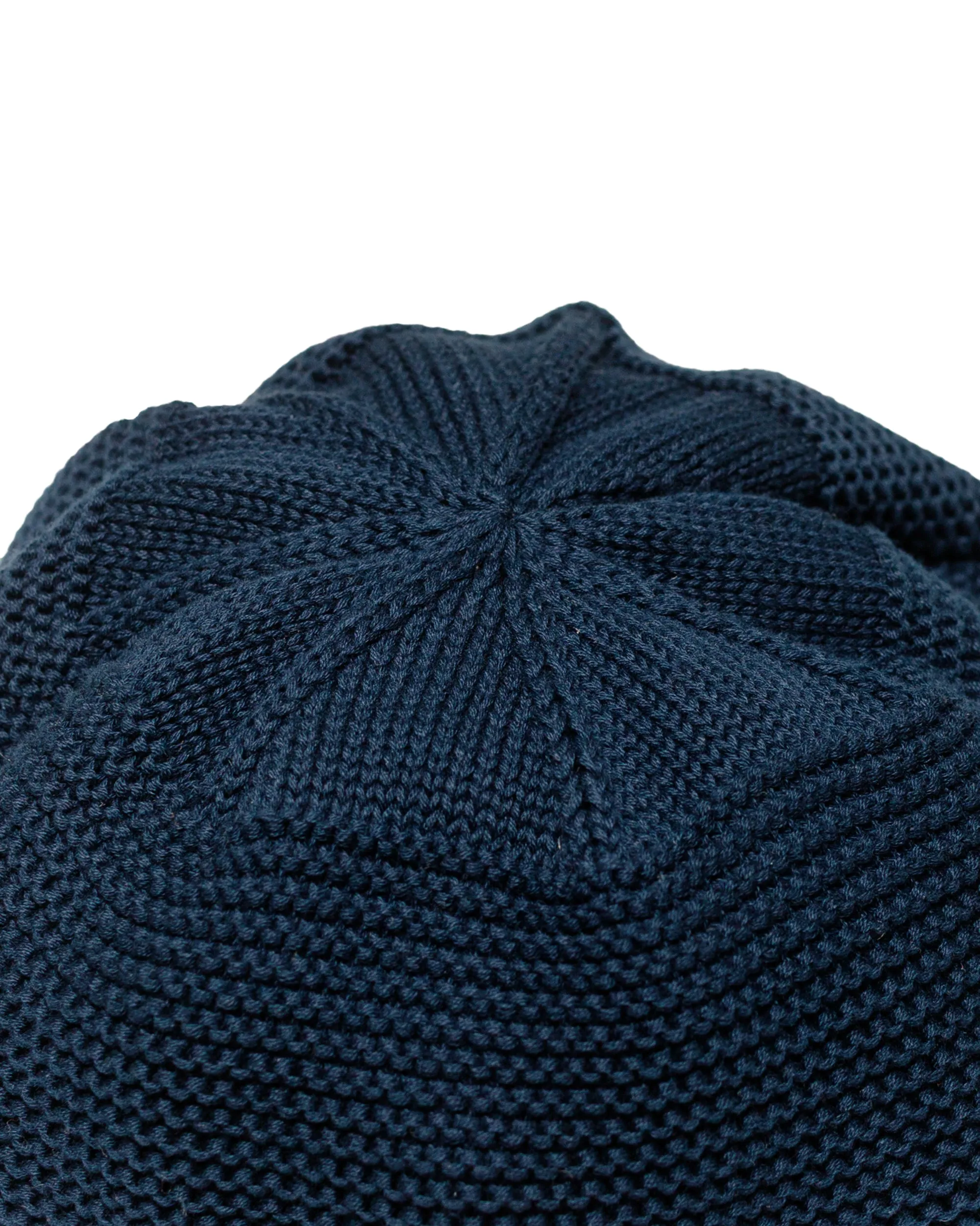 Found Feather Knit Beret Hat Cotton Knit Navy sold by Lost & Found product image thumbnail 4