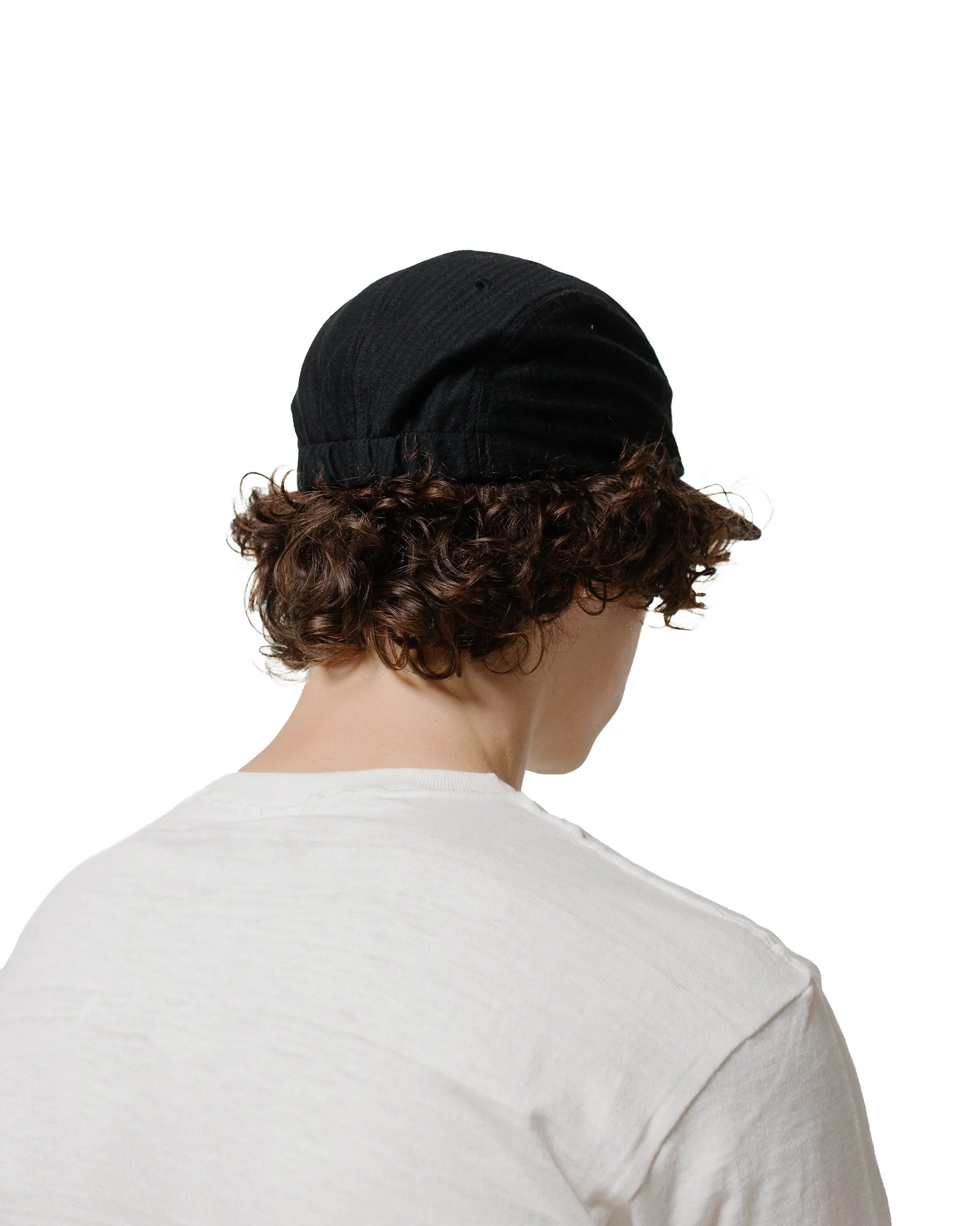 Found Feather 5 Panel Jet Cap CoolMAX Seersucker Black sold by Lost & Found product image thumbnail 3