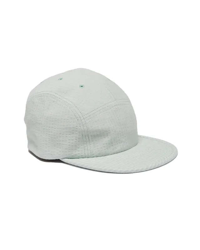 Found Feather 5 Panel Jet Cap CoolMAX Seersucker Mint sold by Lost & Found