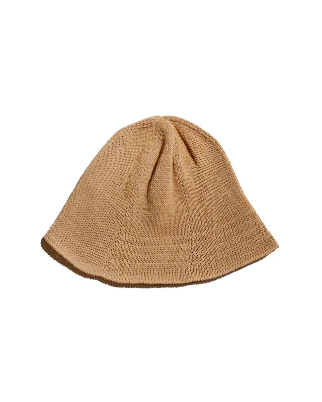 Found Feather Knit Tulip Hat Paper Cotton Rayon Cream sold by Lost & Found