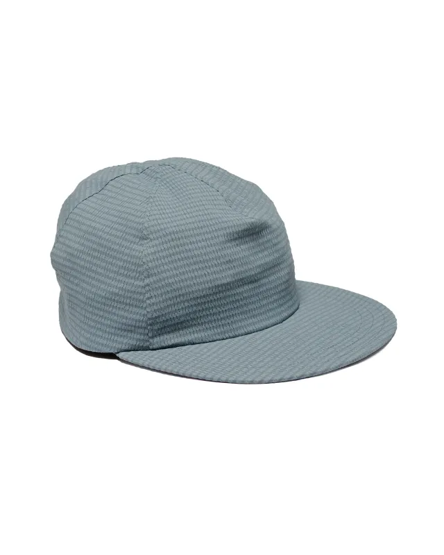 Found Feather 2 Panel Trucker Cap Dot AIR Primeflex Seersucker Sky Blue sold by Lost & Found