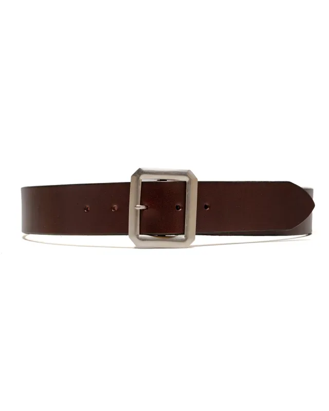 Warehouse Lot. 6039 Garrison Cowhide Belt Brown sold by Lost & Found