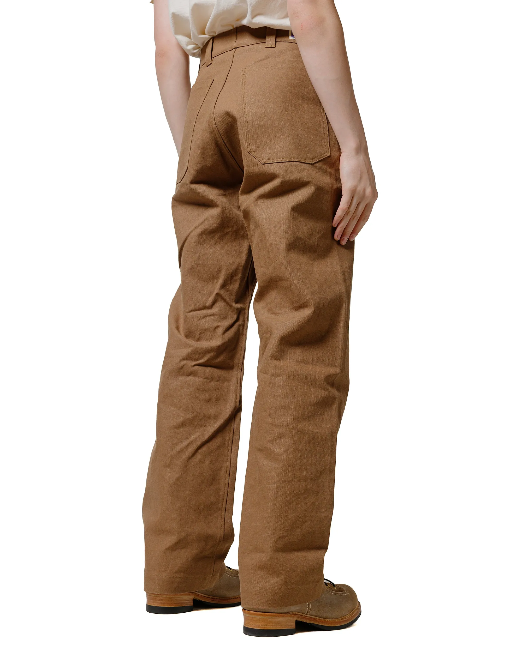 Warehouse Lot. JG-01 1910s Netmaker's Trousers Duck Brown sold by Lost & Found product image thumbnail 3