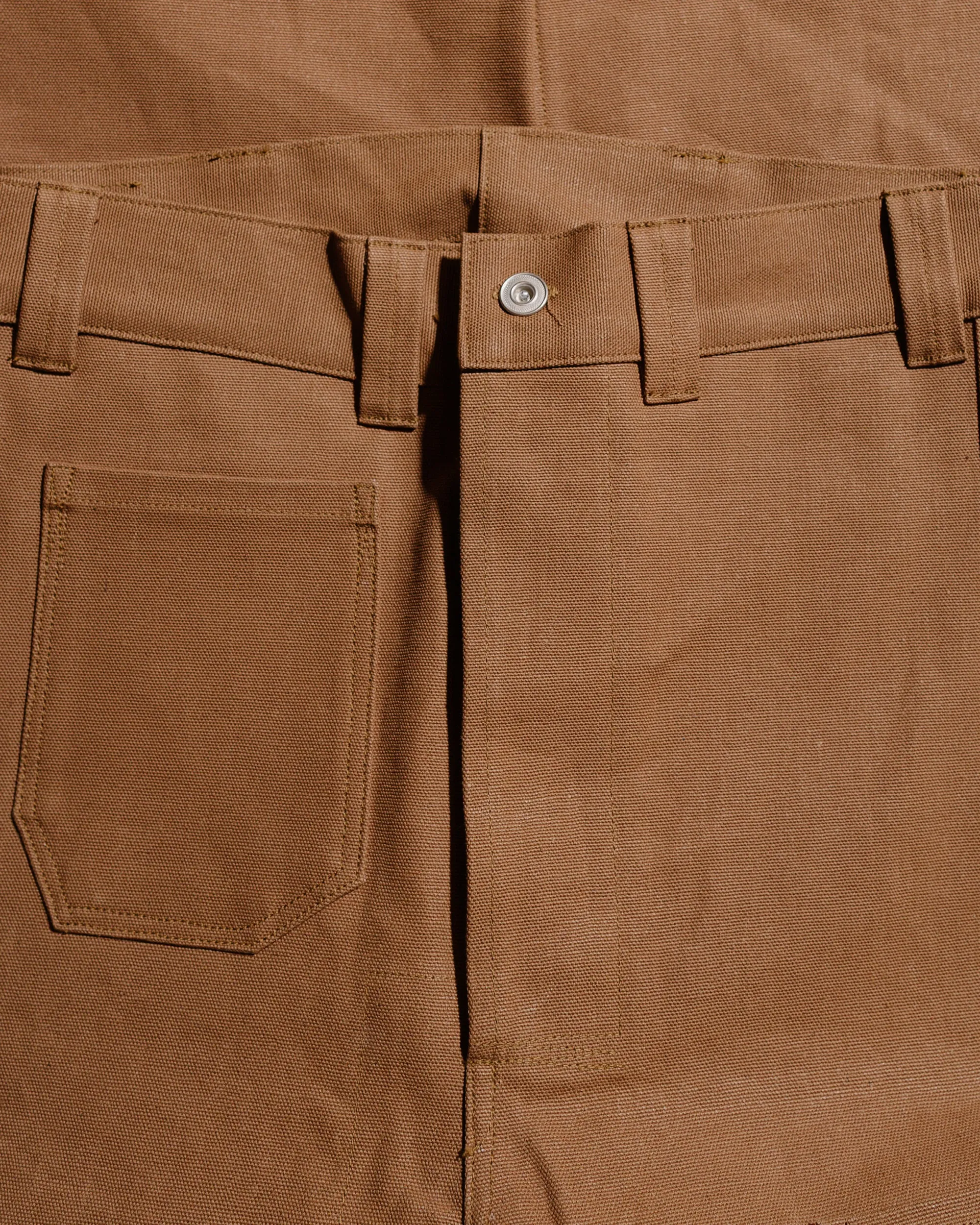 Warehouse Lot. JG-01 1910s Netmaker's Trousers Duck Brown sold by Lost & Found product image thumbnail 5