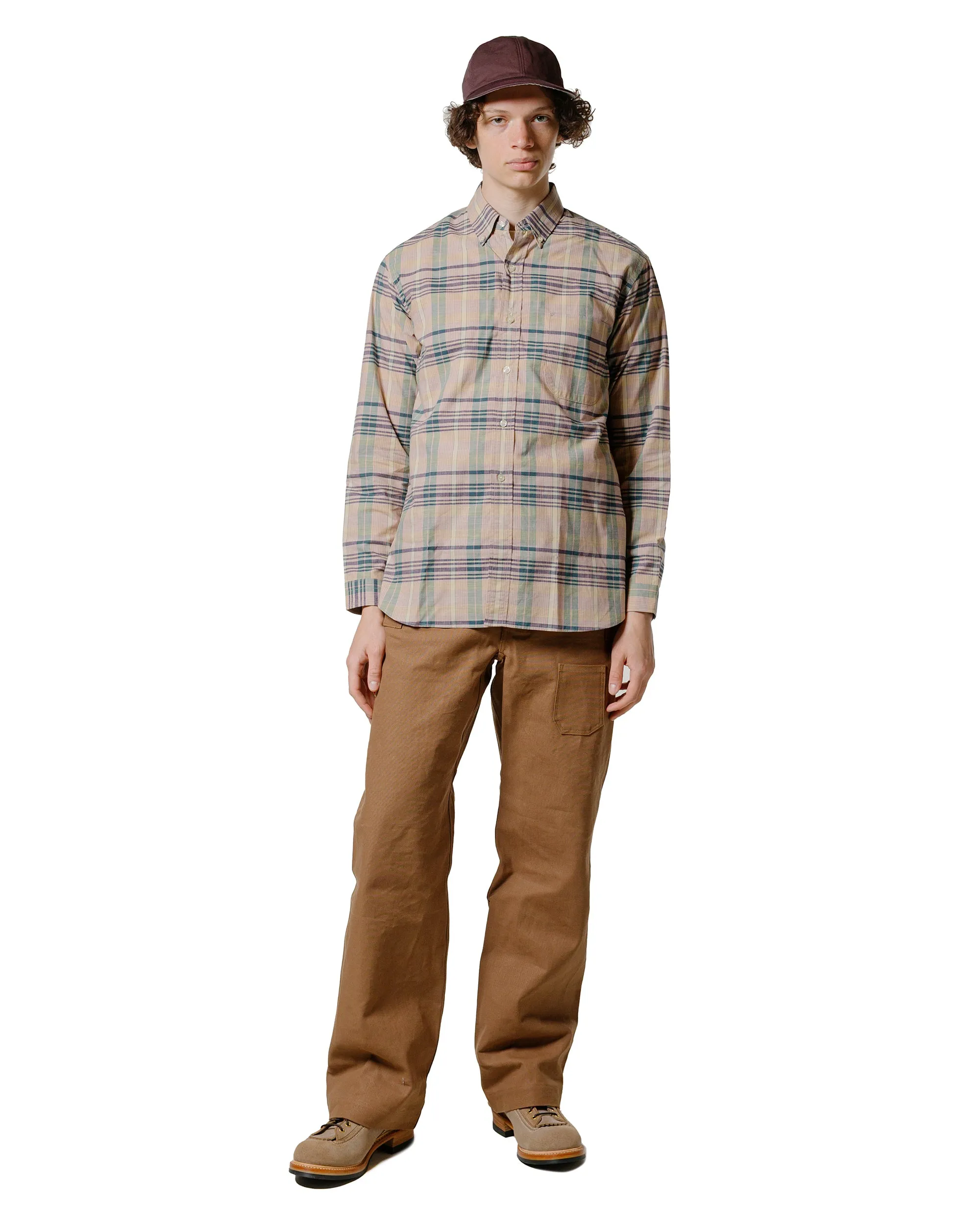 Warehouse Lot. JG-16 The King of Madras Shirt Salmon sold by Lost & Found product image thumbnail 4