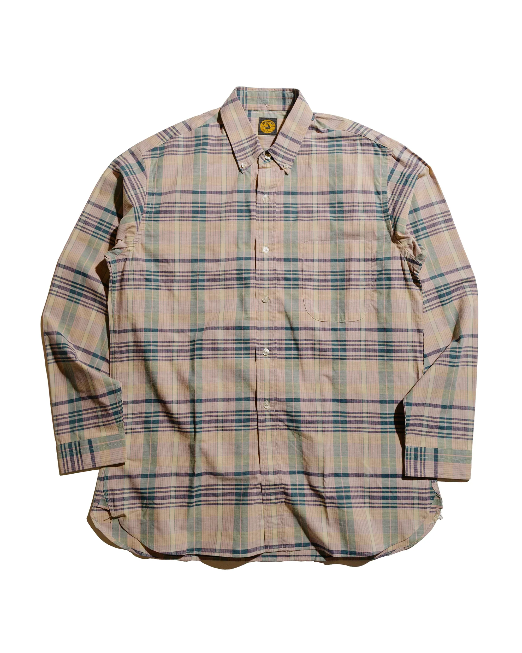 Warehouse Lot. JG-16 The King of Madras Shirt Salmon sold by Lost & Found