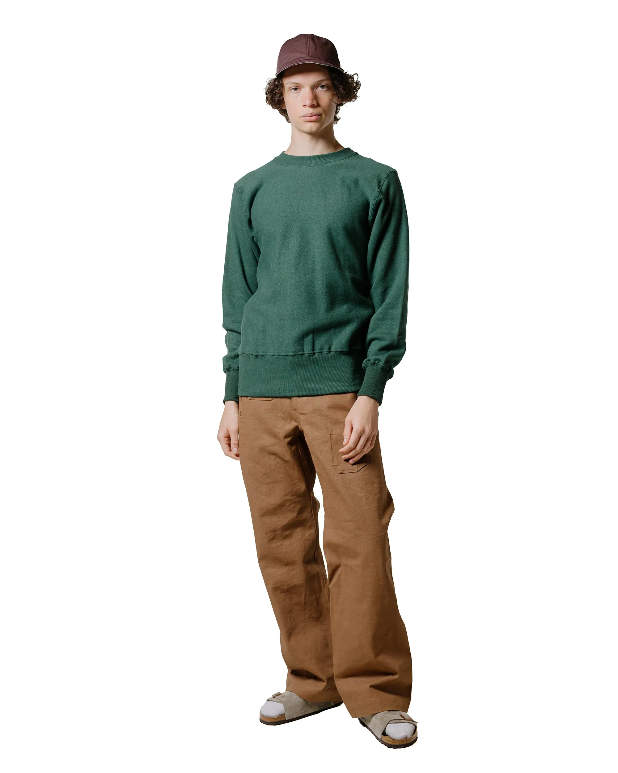 Warehouse Lot. JG-CS18 RW Crewneck No Print Dark Green sold by Lost & Found product image thumbnail 4