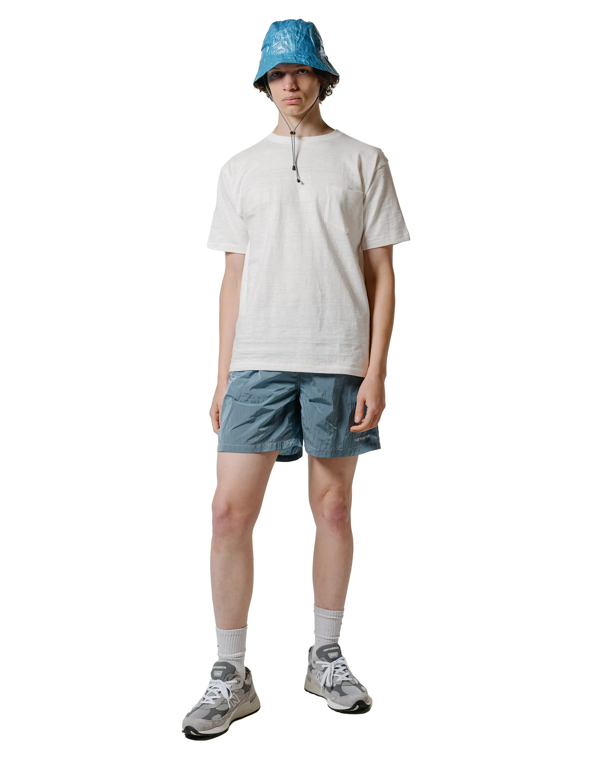 Carhartt W.I.P. Canby Swim Trunk Clay Blue/White sold by Lost & Found product image thumbnail 4