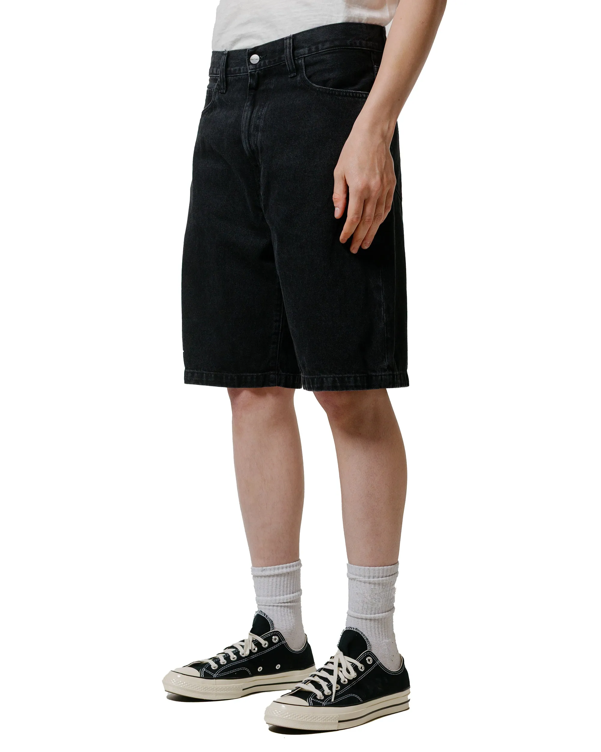 Carhartt W.I.P. Landon Short Denim Black Stone Washed sold by Lost & Found product image thumbnail 2