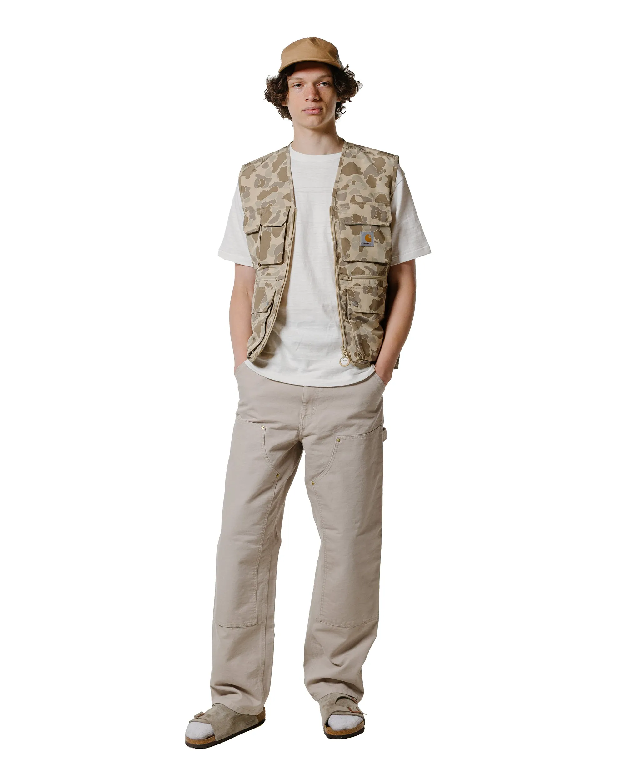 Carhartt W.I.P. Double Knee Pant Canvas Dusky Beige Stone Canvas sold by Lost & Found product image thumbnail 4