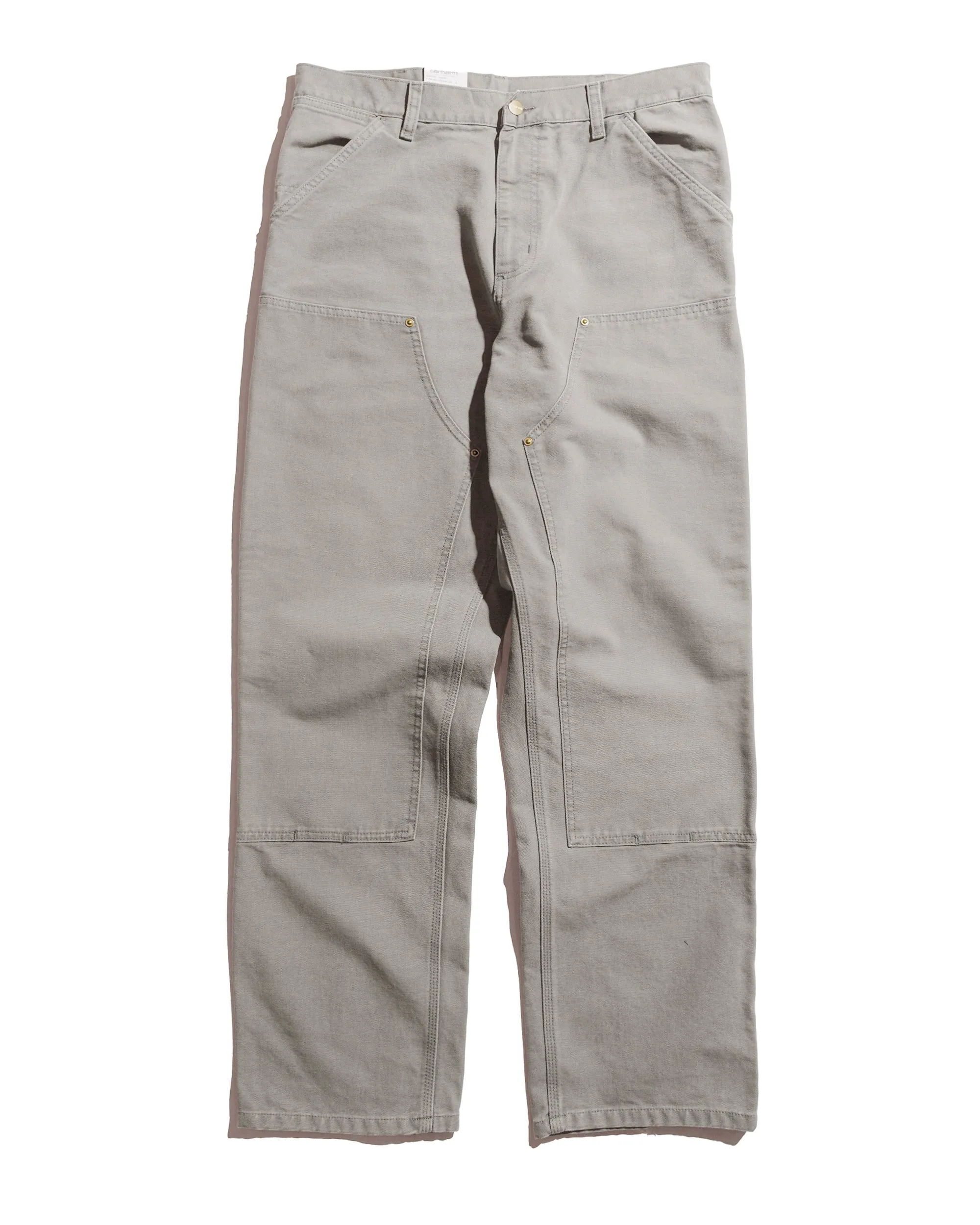 Carhartt W.I.P. Double Knee Pant Canvas Dusky Beige Stone Canvas sold by Lost & Found