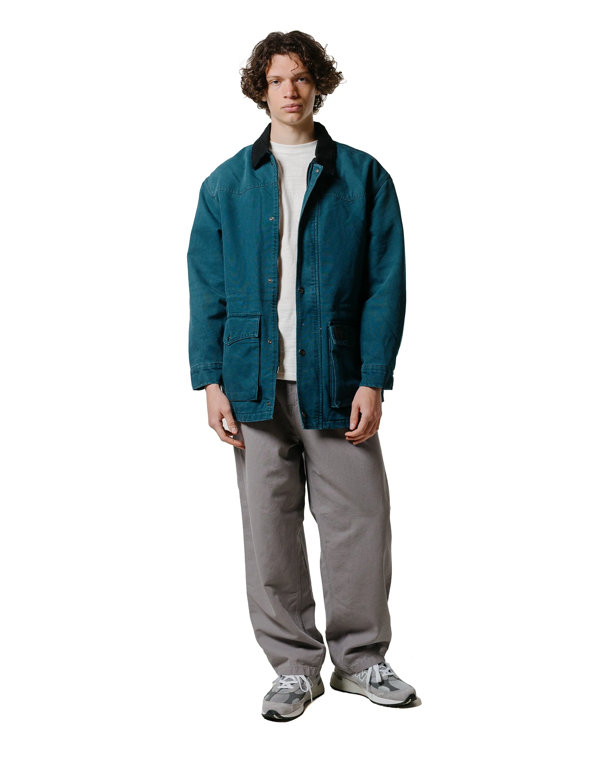 Carhartt W.I.P. OG Santa Fe Coat Deep Lagoon/Black Stone Canvas sold by Lost & Found product image thumbnail 4