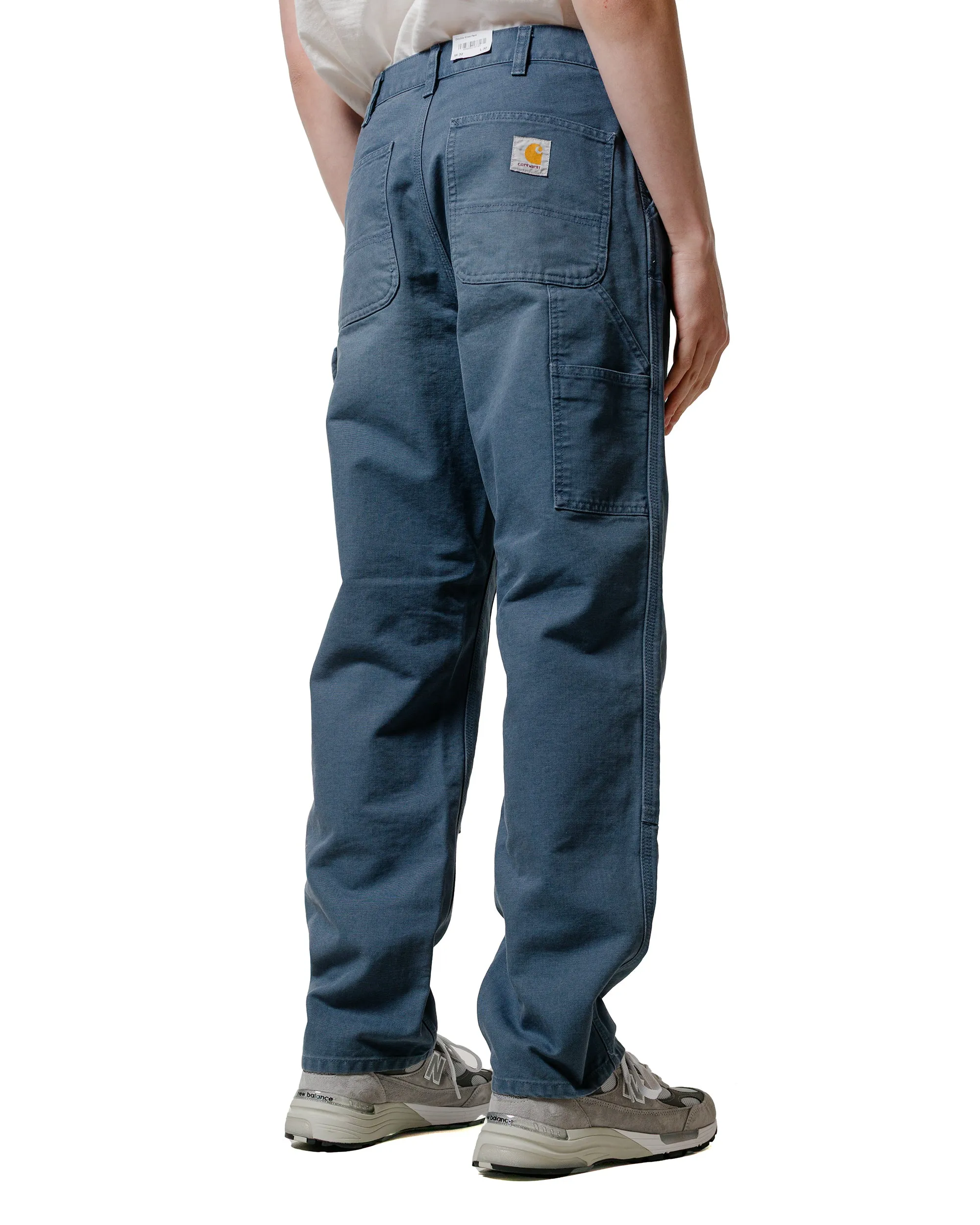 Carhartt W.I.P. Double Knee Pant Canvas Dusky Blue Stone Canvas sold by Lost & Found product image thumbnail 3