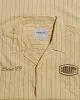 Carhartt W.I.P. S/S Hendry Shirt Straw/Liberica Seaton Stripe sold by Lost & Found