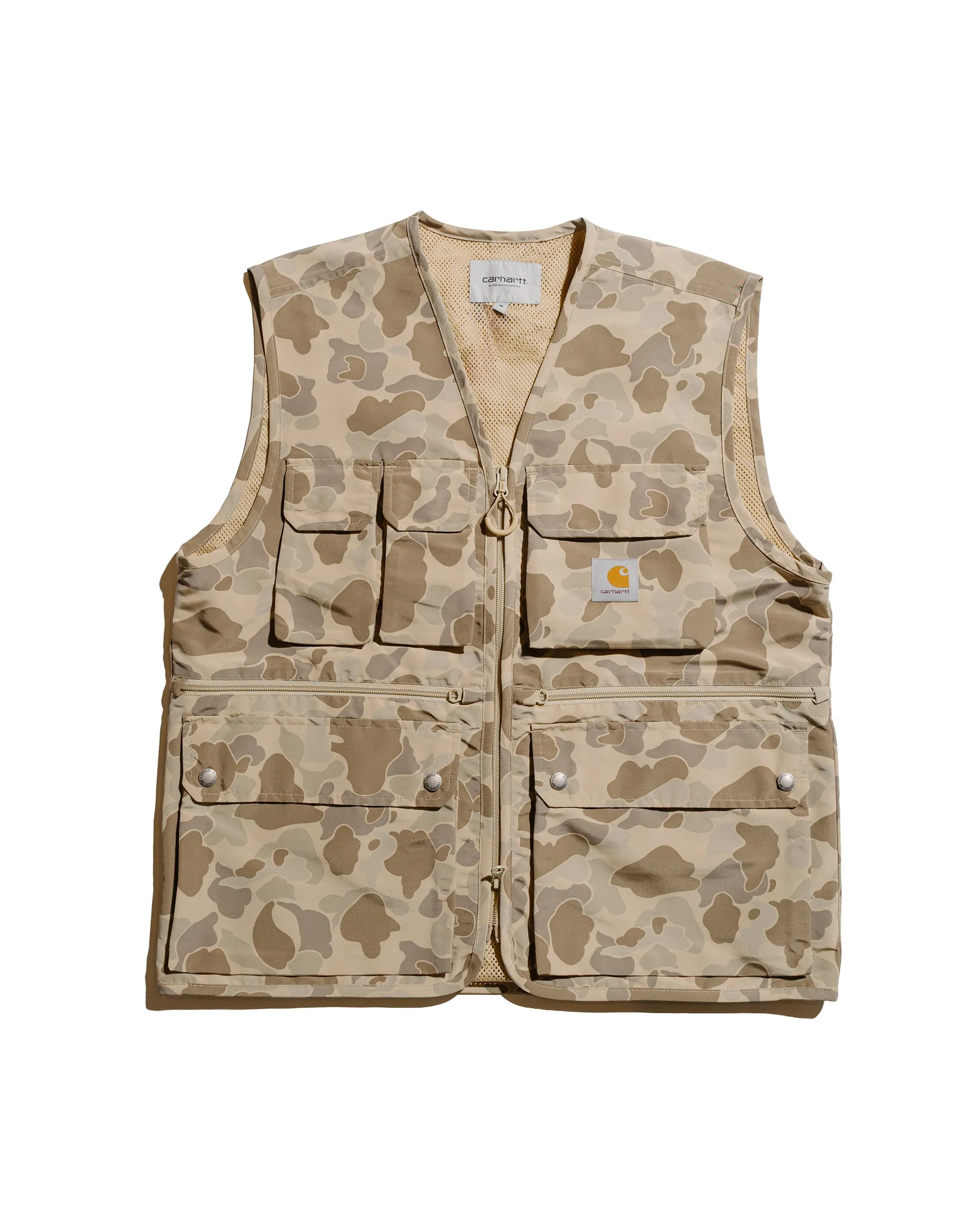 Carhartt W.I.P. Irwin Vest Desert Duck Camo sold by Lost & Found