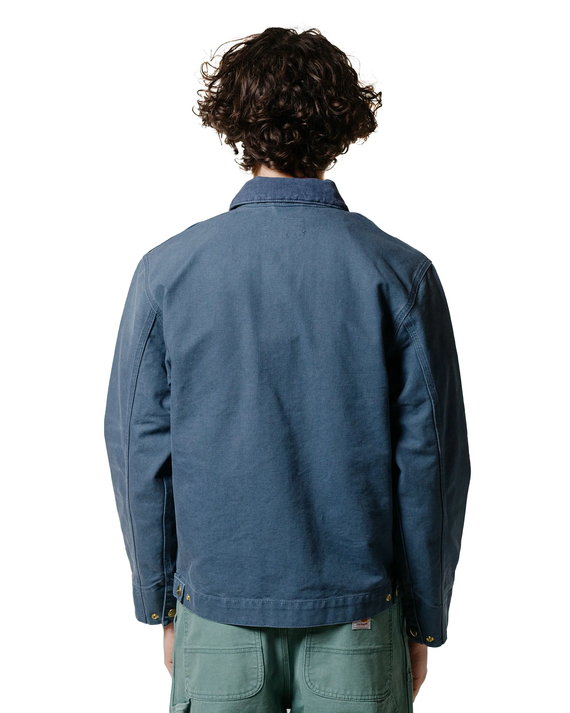 Carhartt W.I.P. Detroit Jacket Dusky Blue Stone Canvas sold by Lost & Found product image thumbnail 3