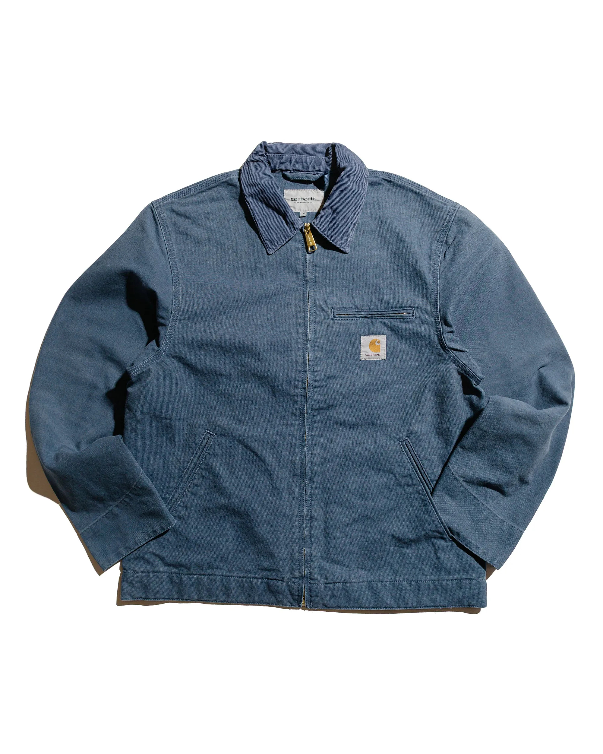 Carhartt W.I.P. Detroit Jacket Dusky Blue Stone Canvas sold by Lost & Found